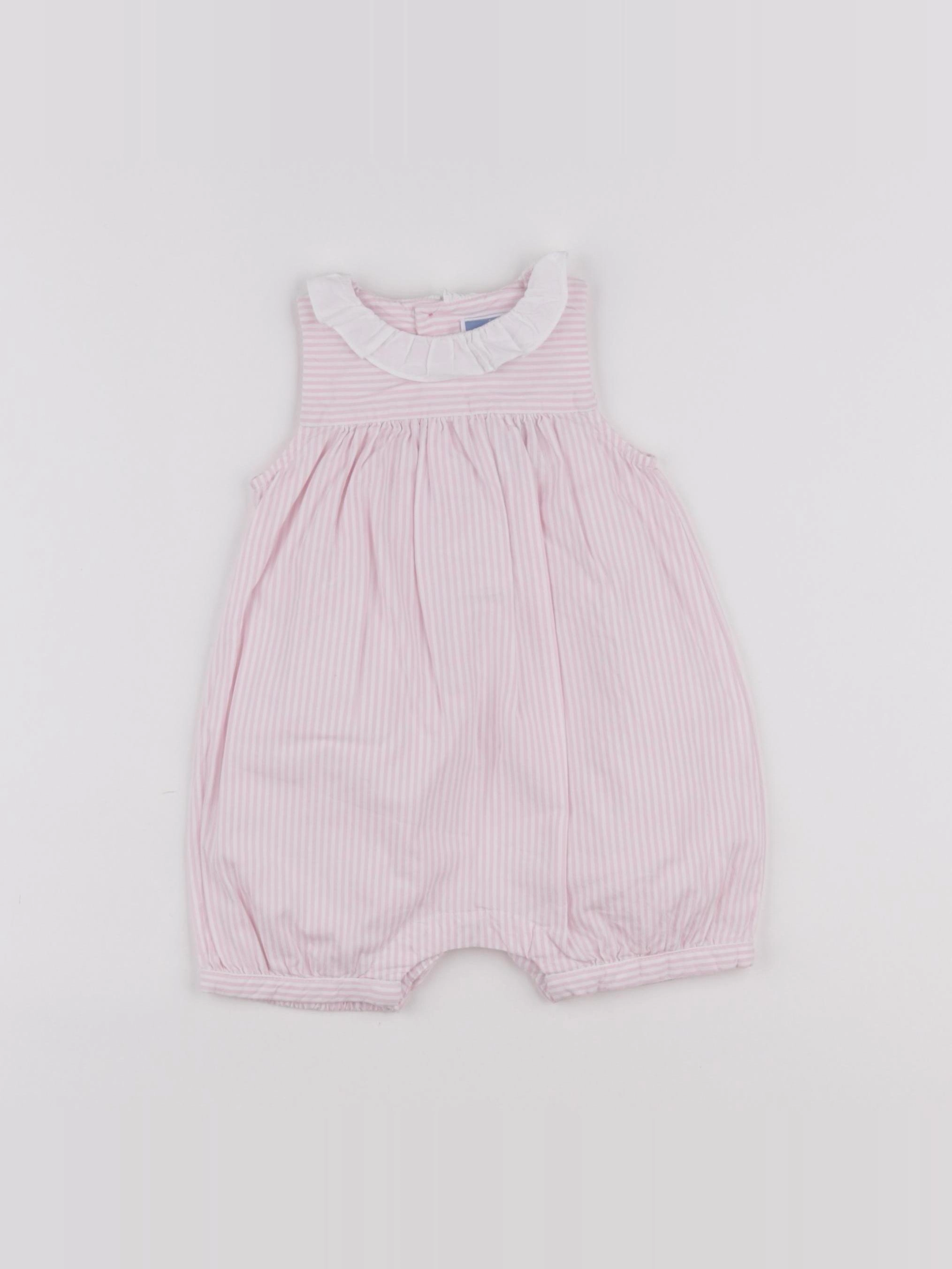 Jacadi - combinaison rose - 3 mois