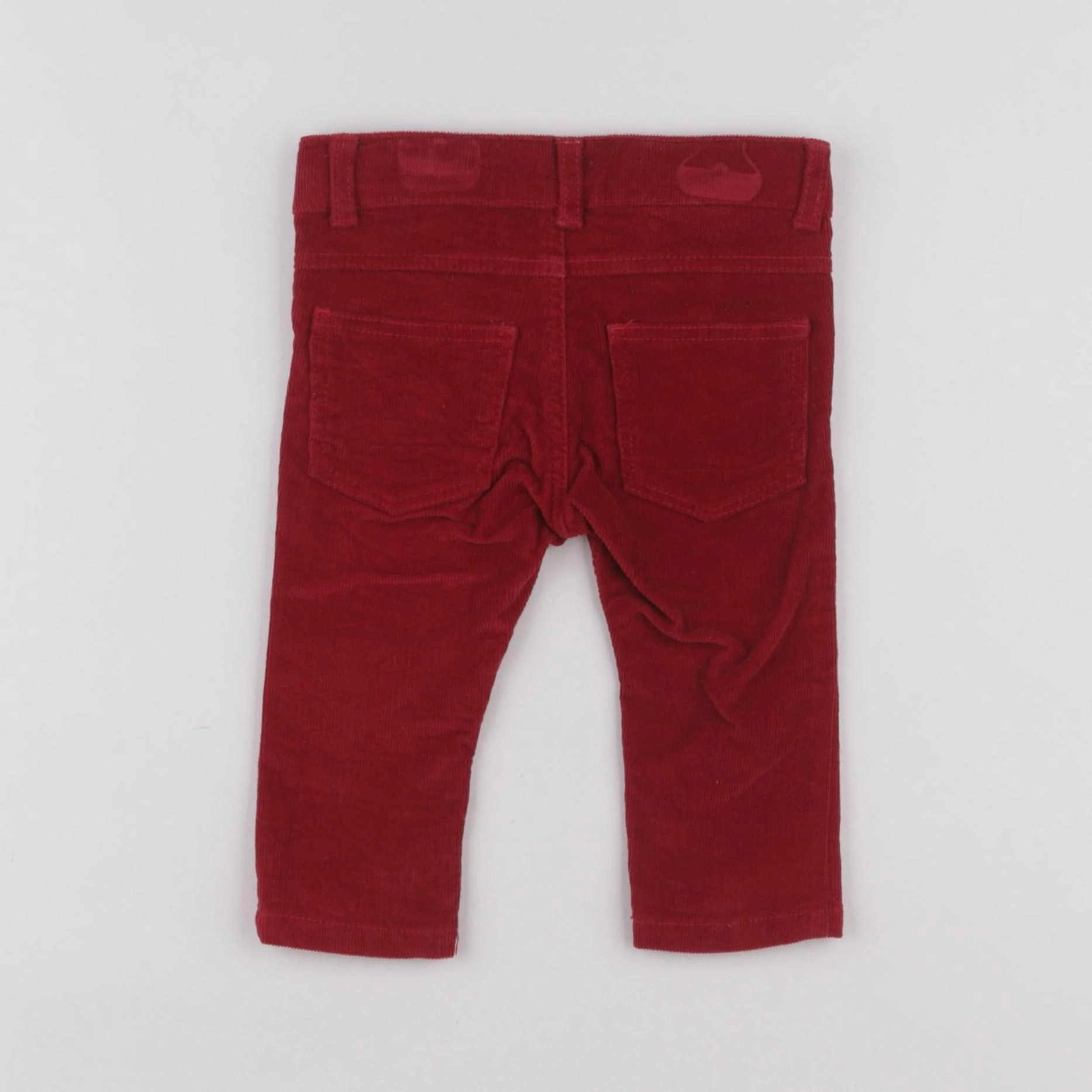 Boutchou - pantalon rouge - 6 mois