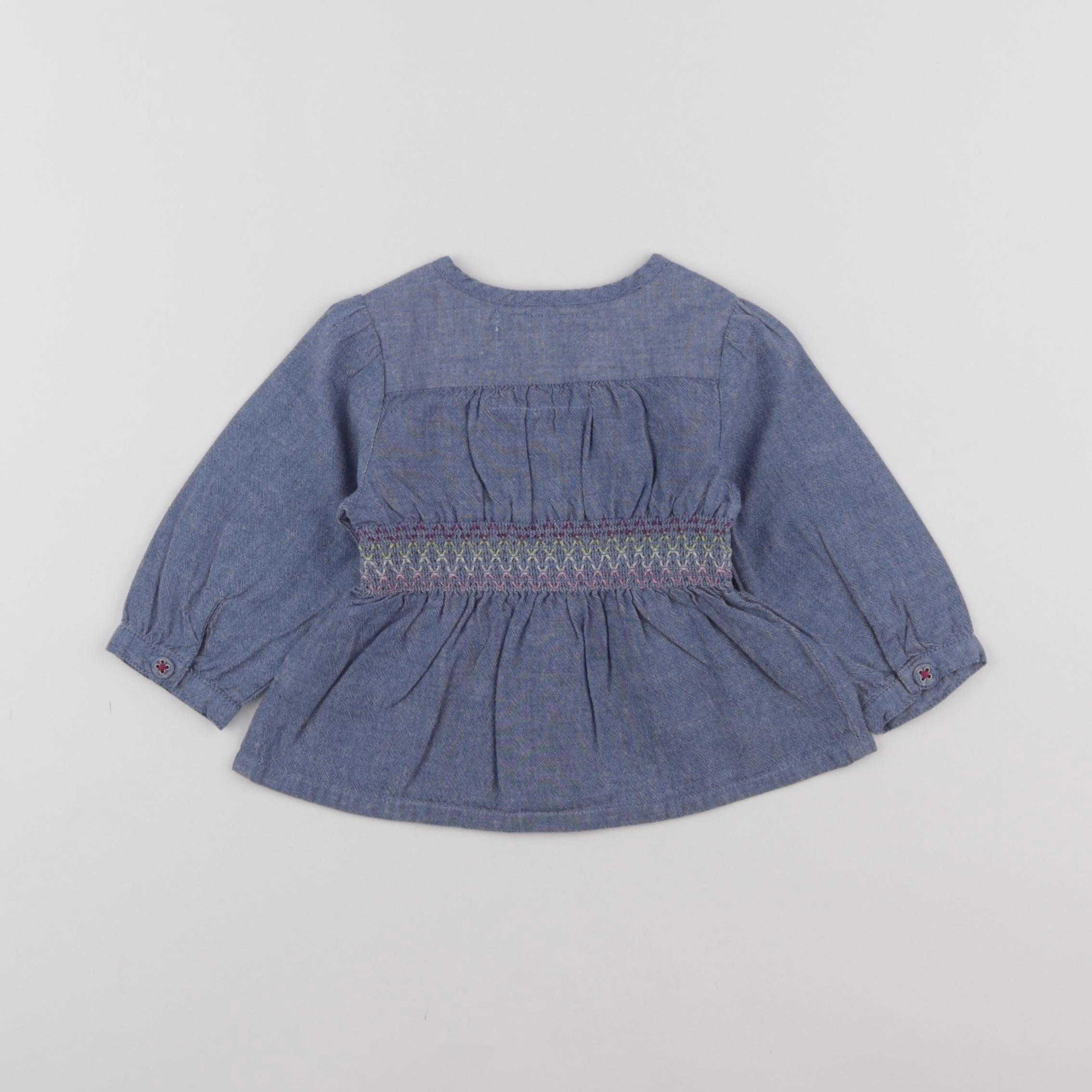 Levi's - blouse bleu - 6 mois