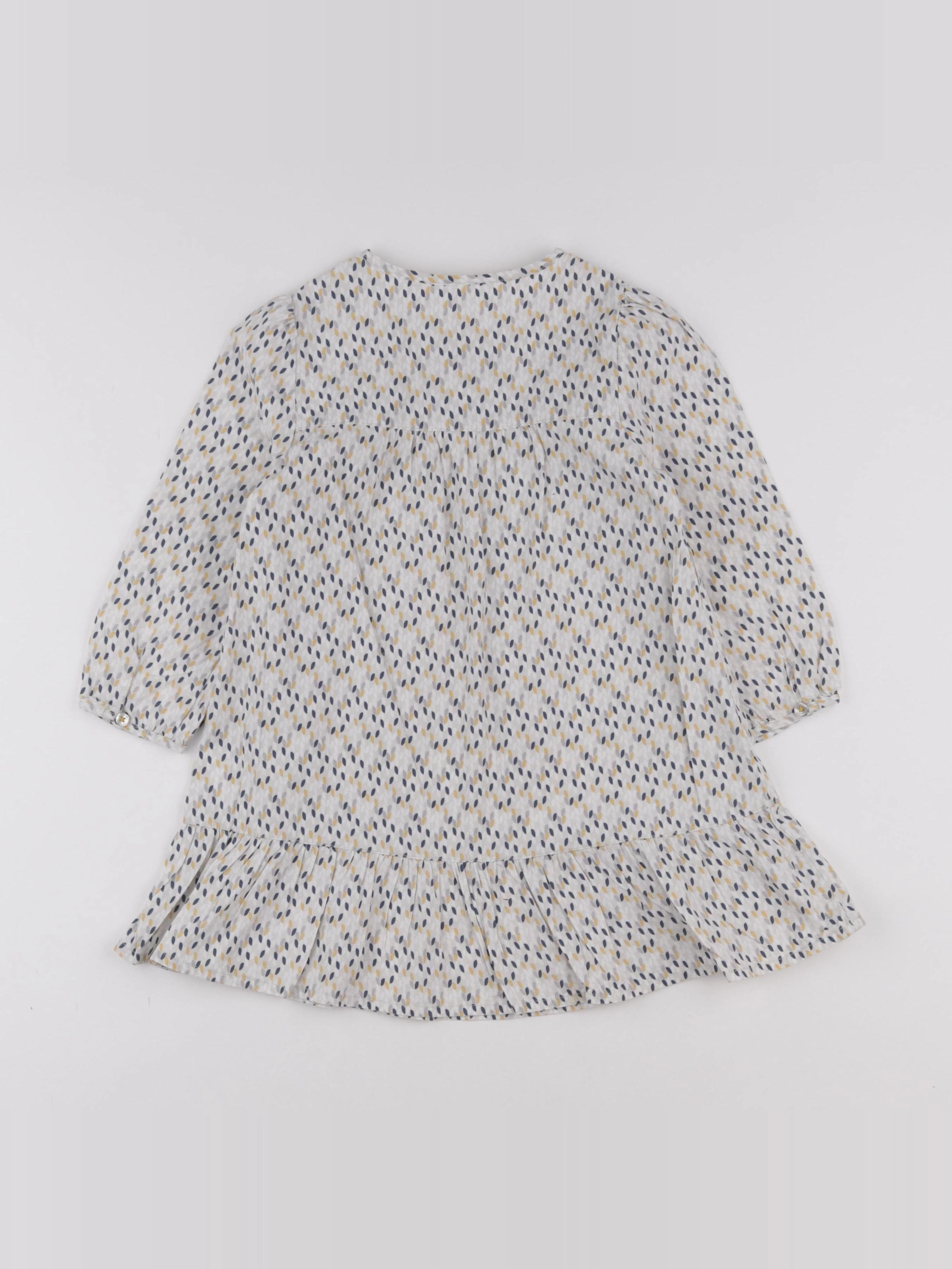 Vertbaudet - robe gris - 4 ans