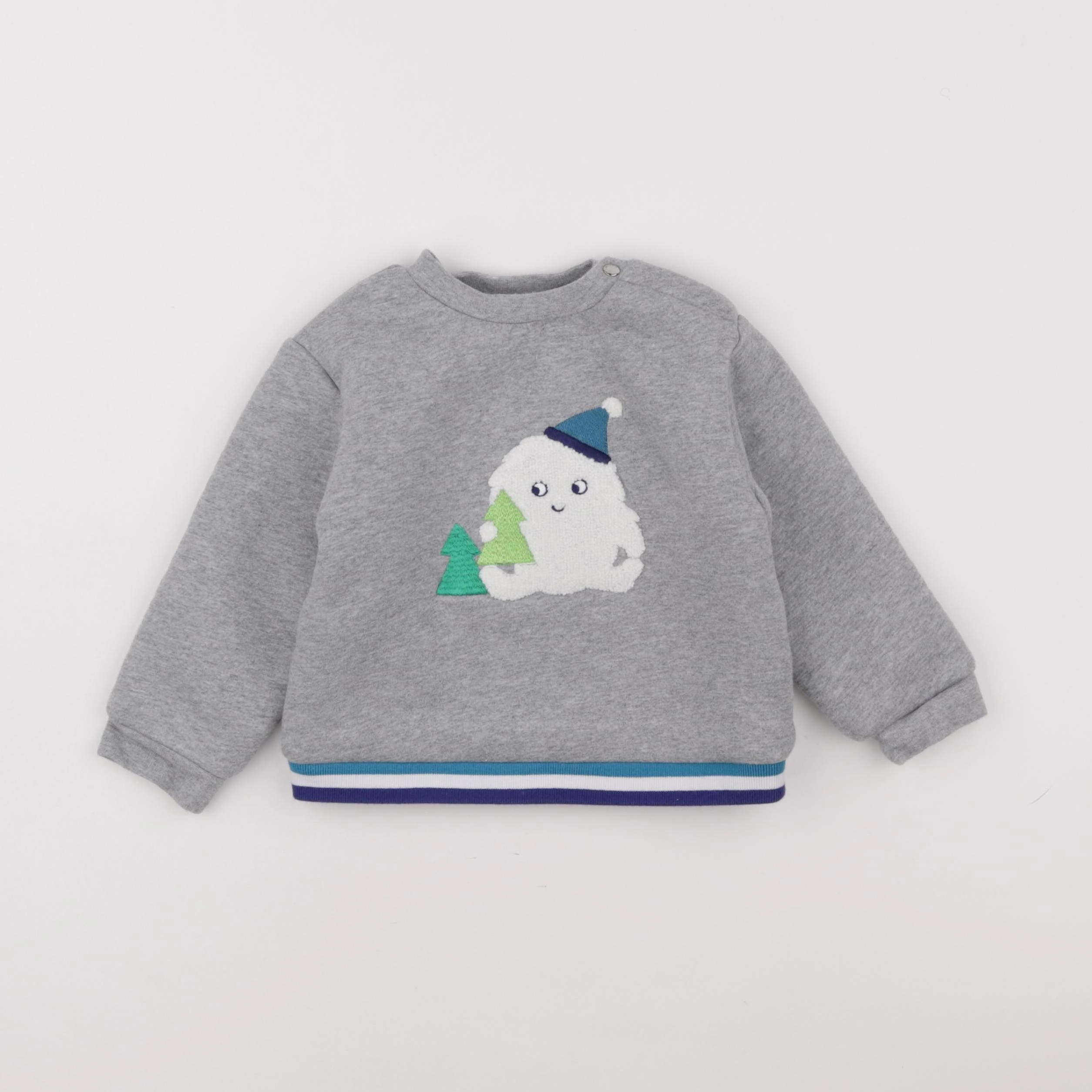 Jacadi - sweat gris - 2 ans