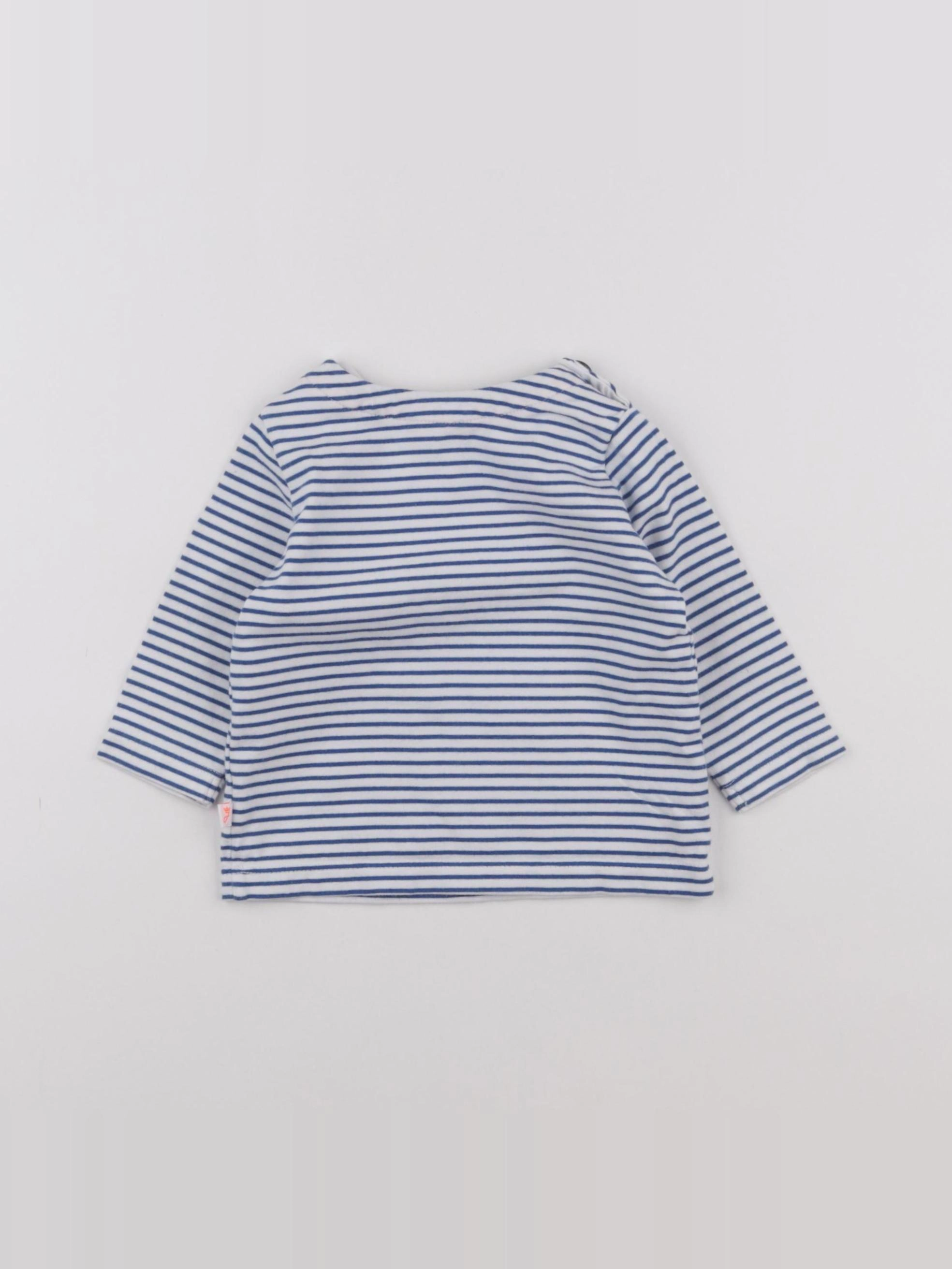 Jacadi - tee-shirt bleu - 6 mois