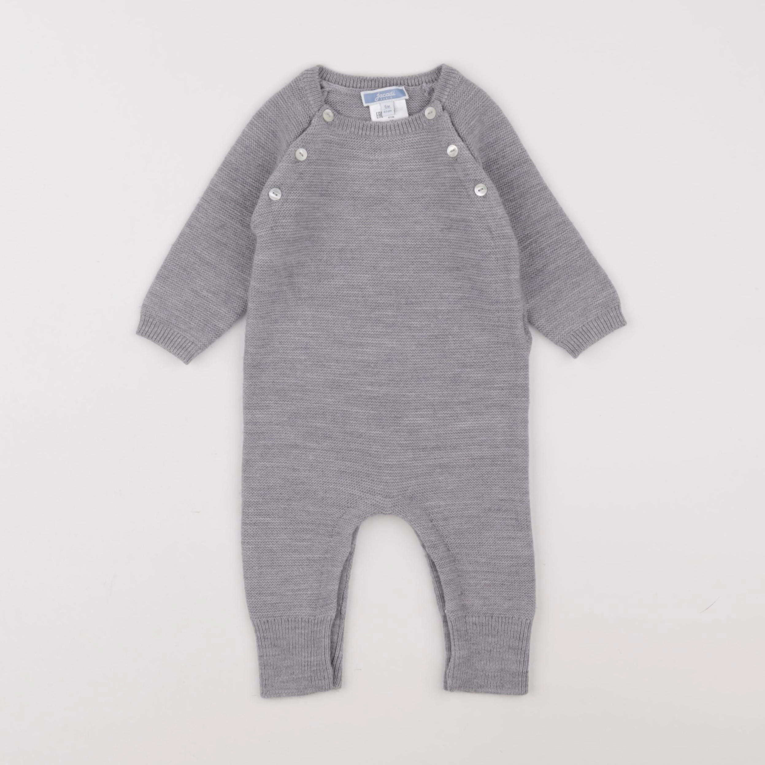 Jacadi - combinaison gris - 6 mois