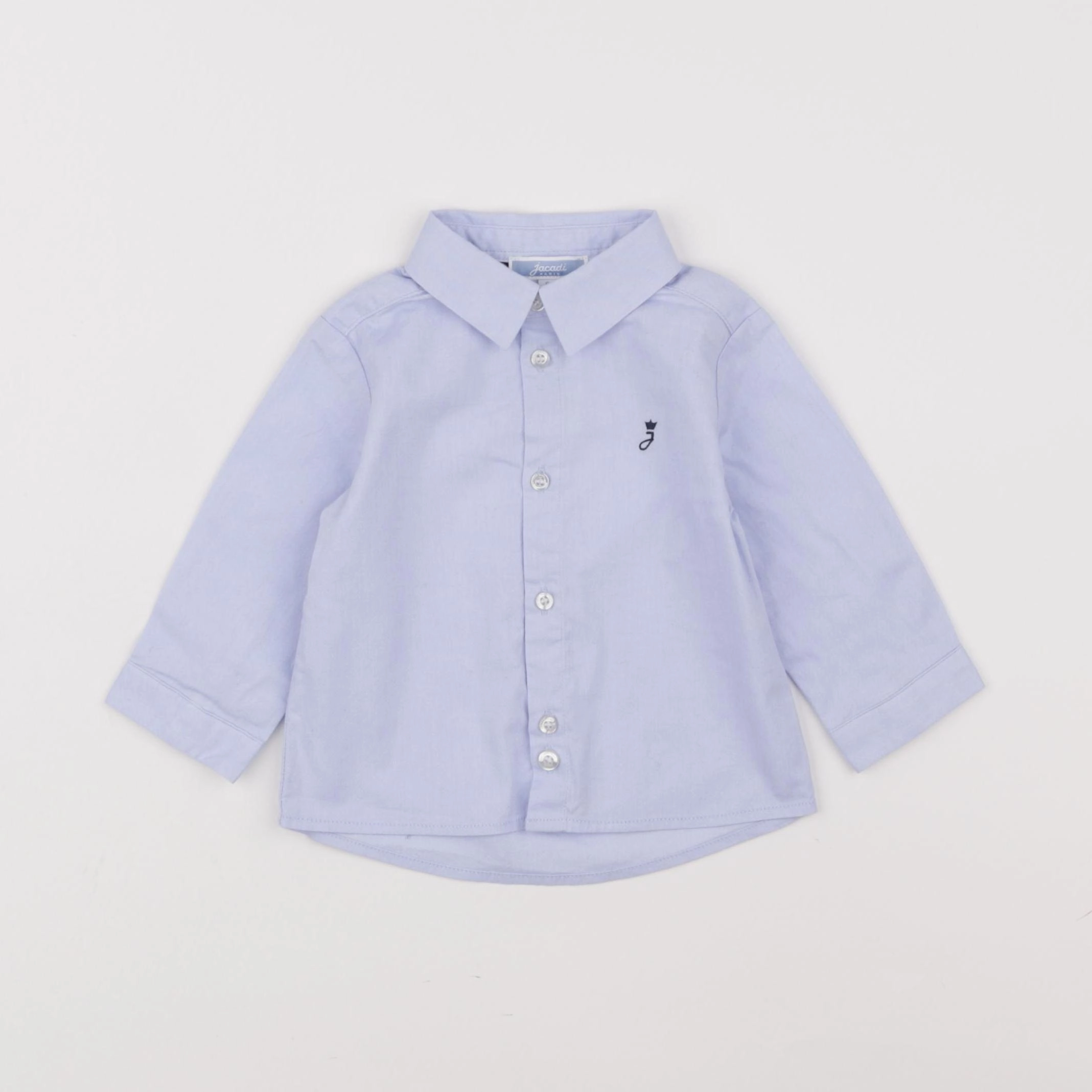 Jacadi - chemise bleu - 6 mois
