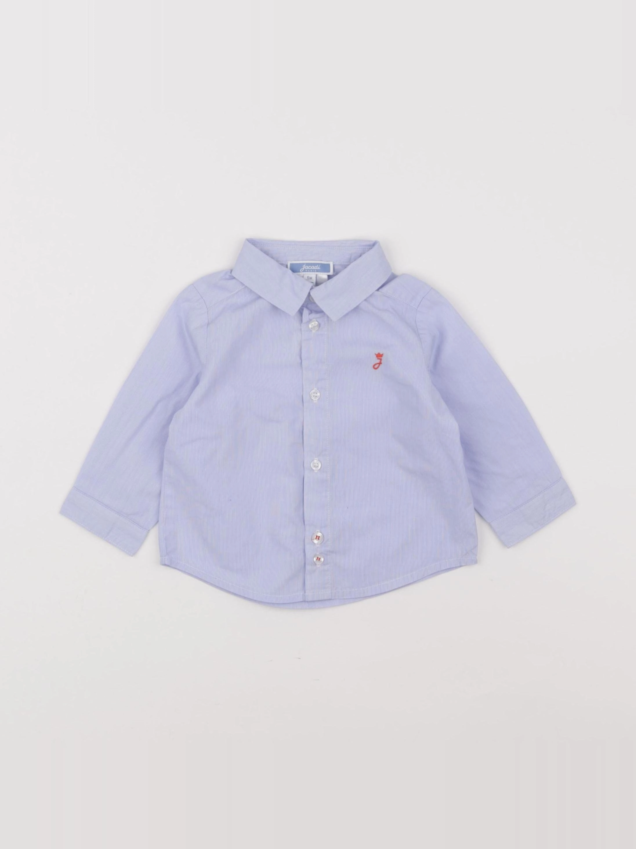 Jacadi - chemise bleu - 6 mois