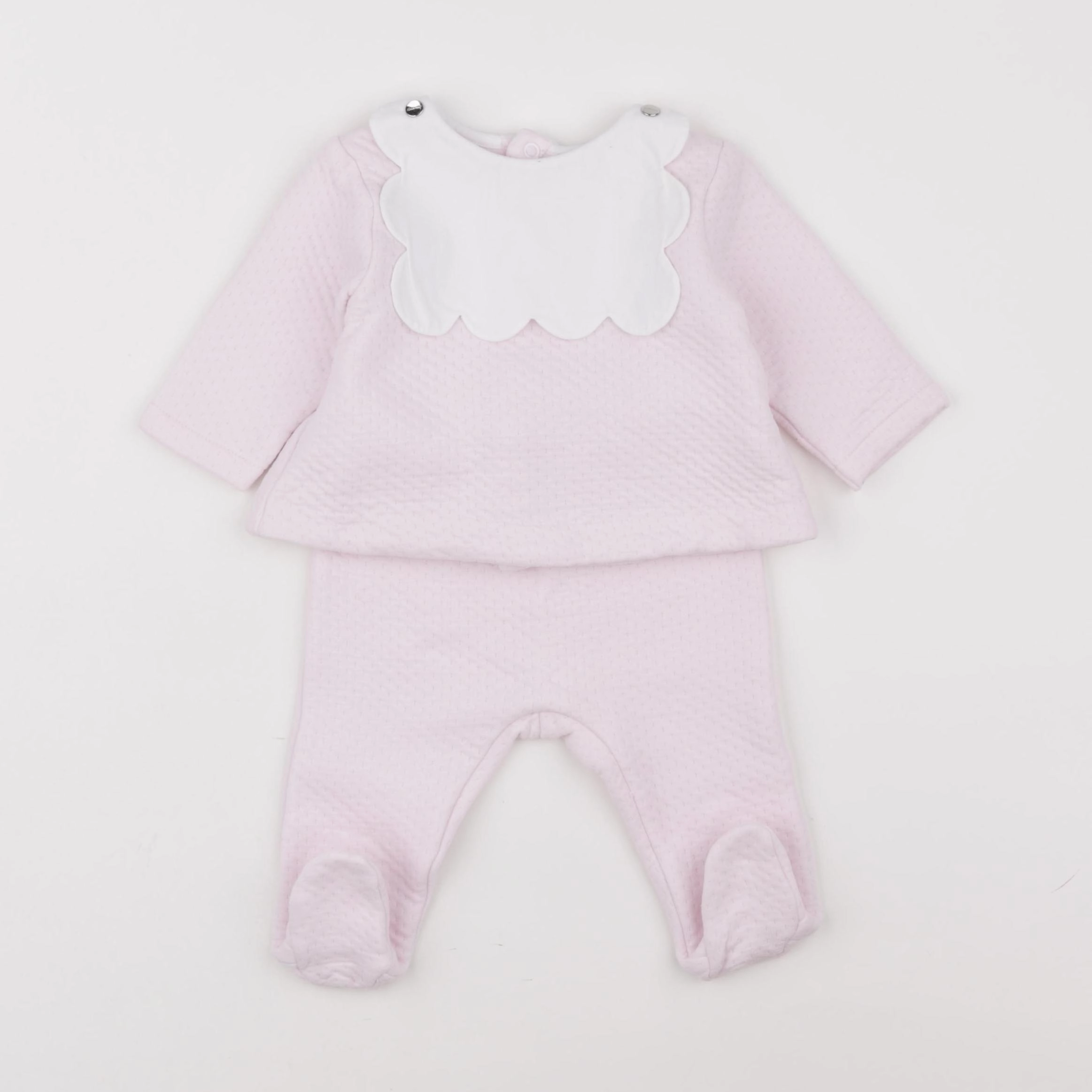 Jacadi - pyjama coton rose - 6 mois