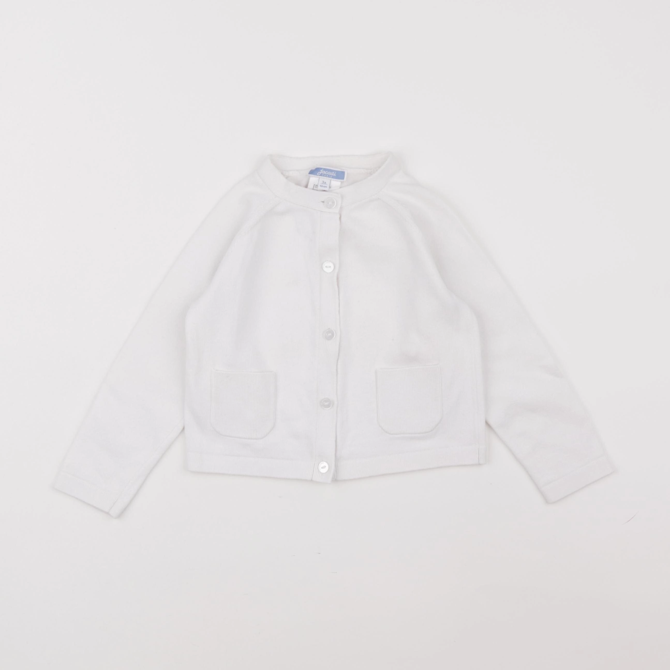 Jacadi - gilet blanc - 3 ans