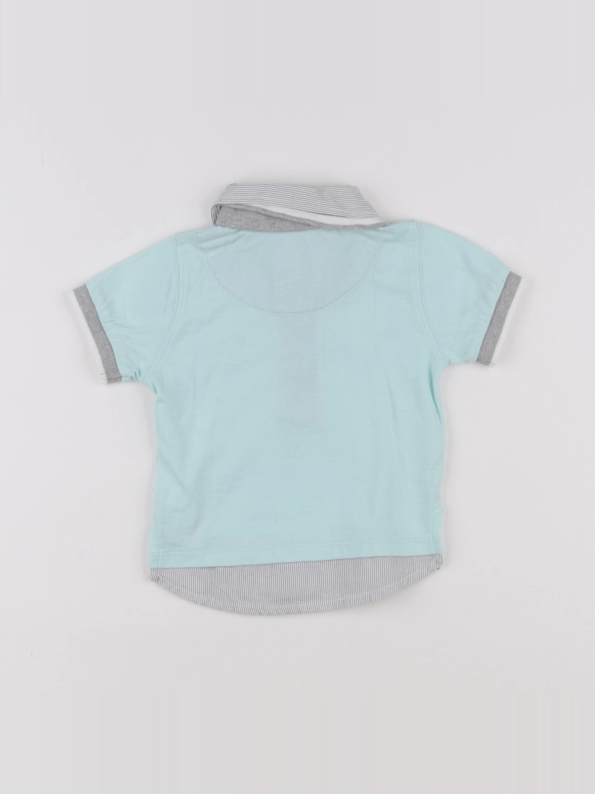 Timberland - polo bleu - 6 mois
