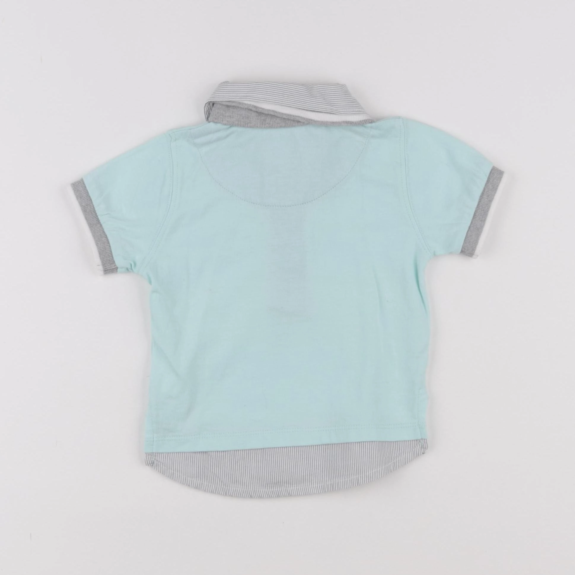 Timberland - polo bleu - 6 mois
