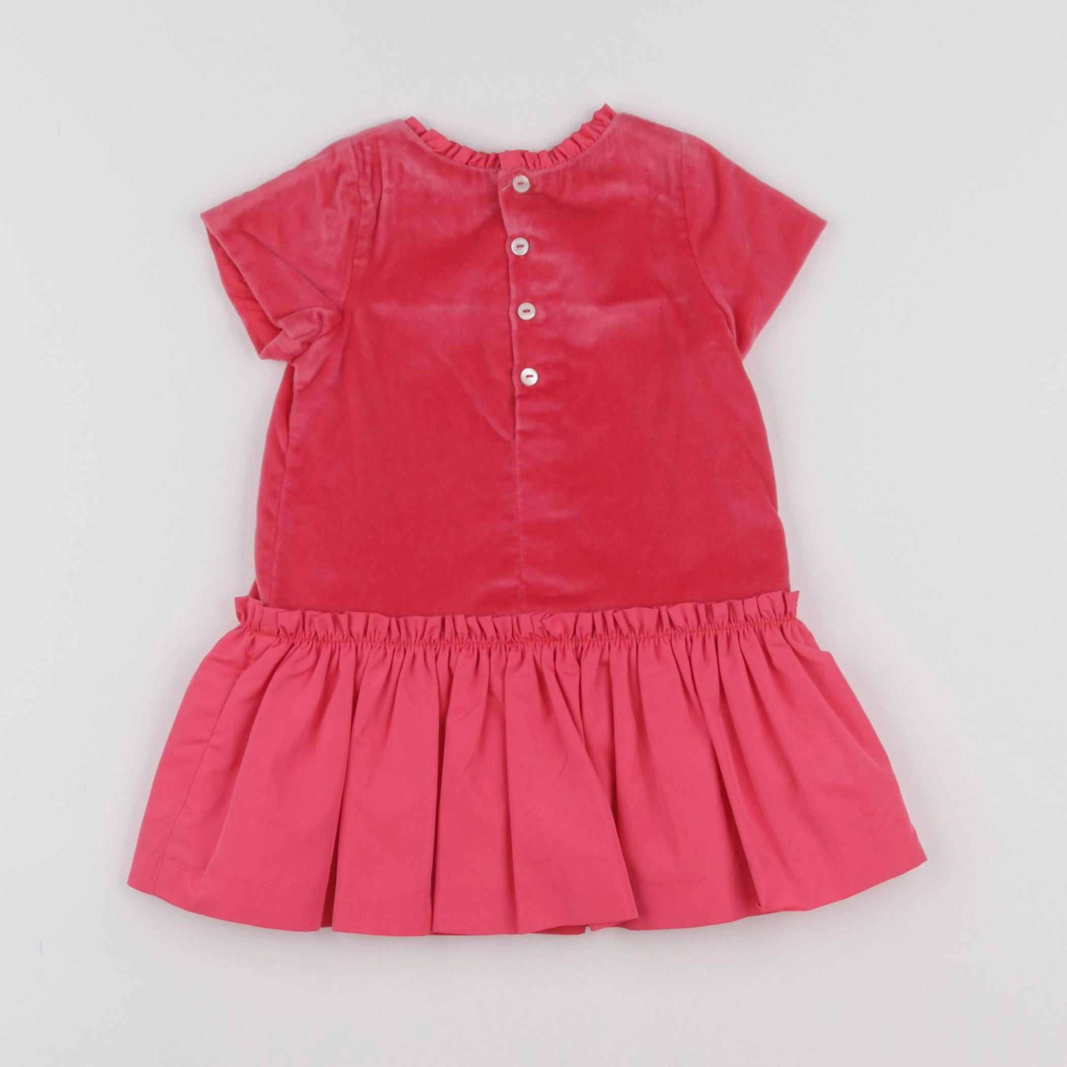 Jacadi - robe rose - 12 mois