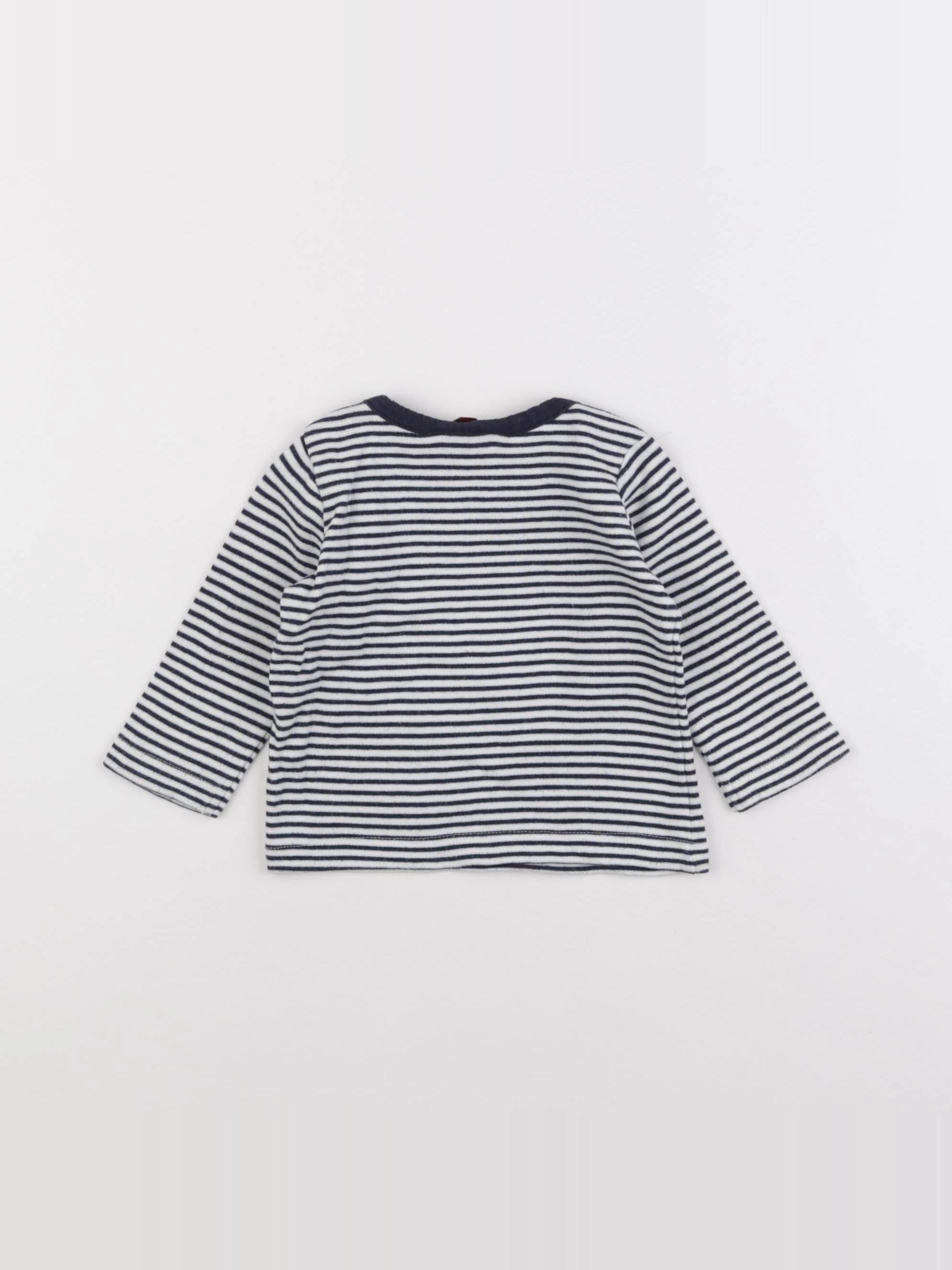 Cyrillus - maillot de corps bleu - 6 mois
