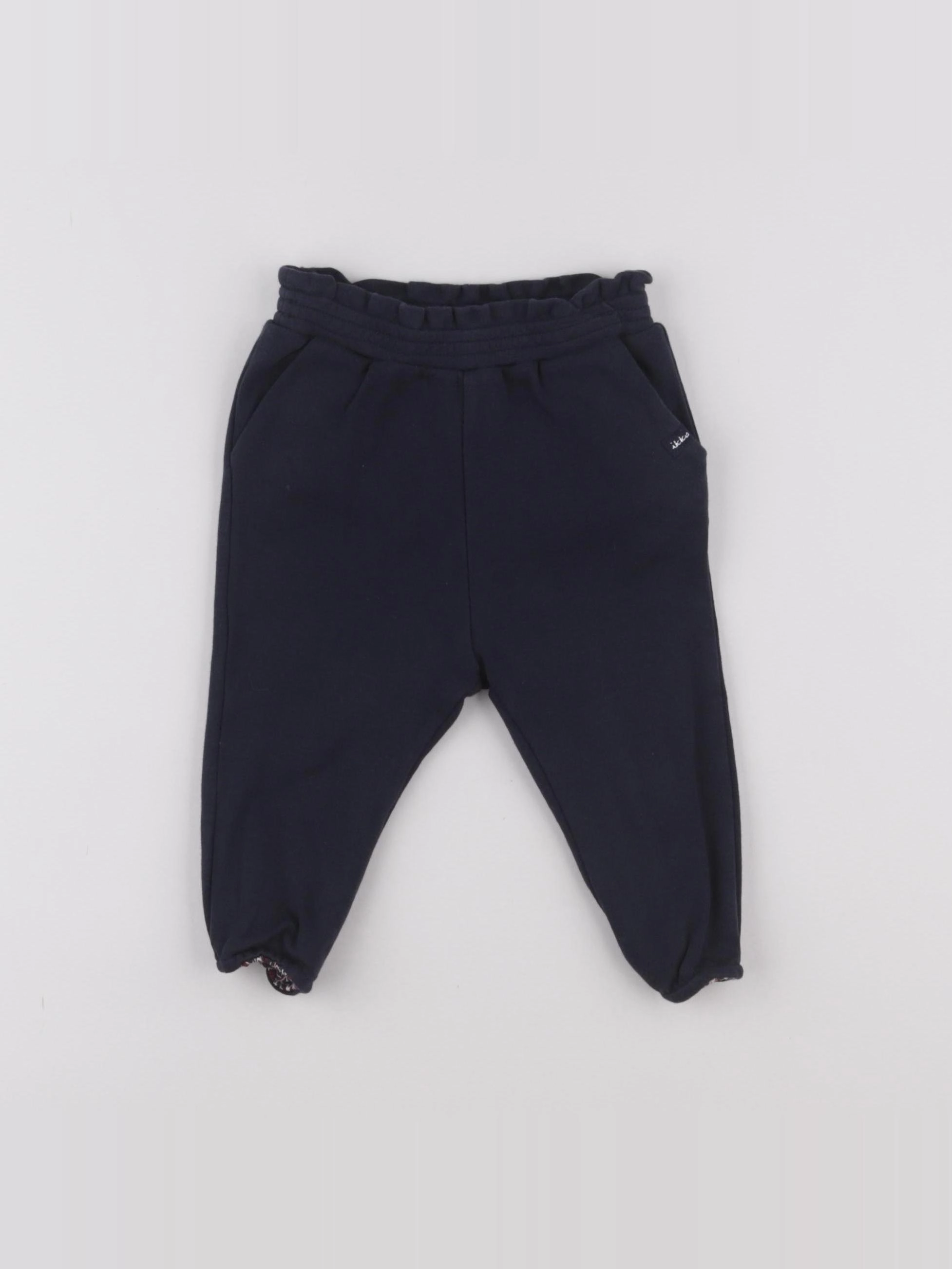 IKKS - jogging réversible bleu - 12 mois