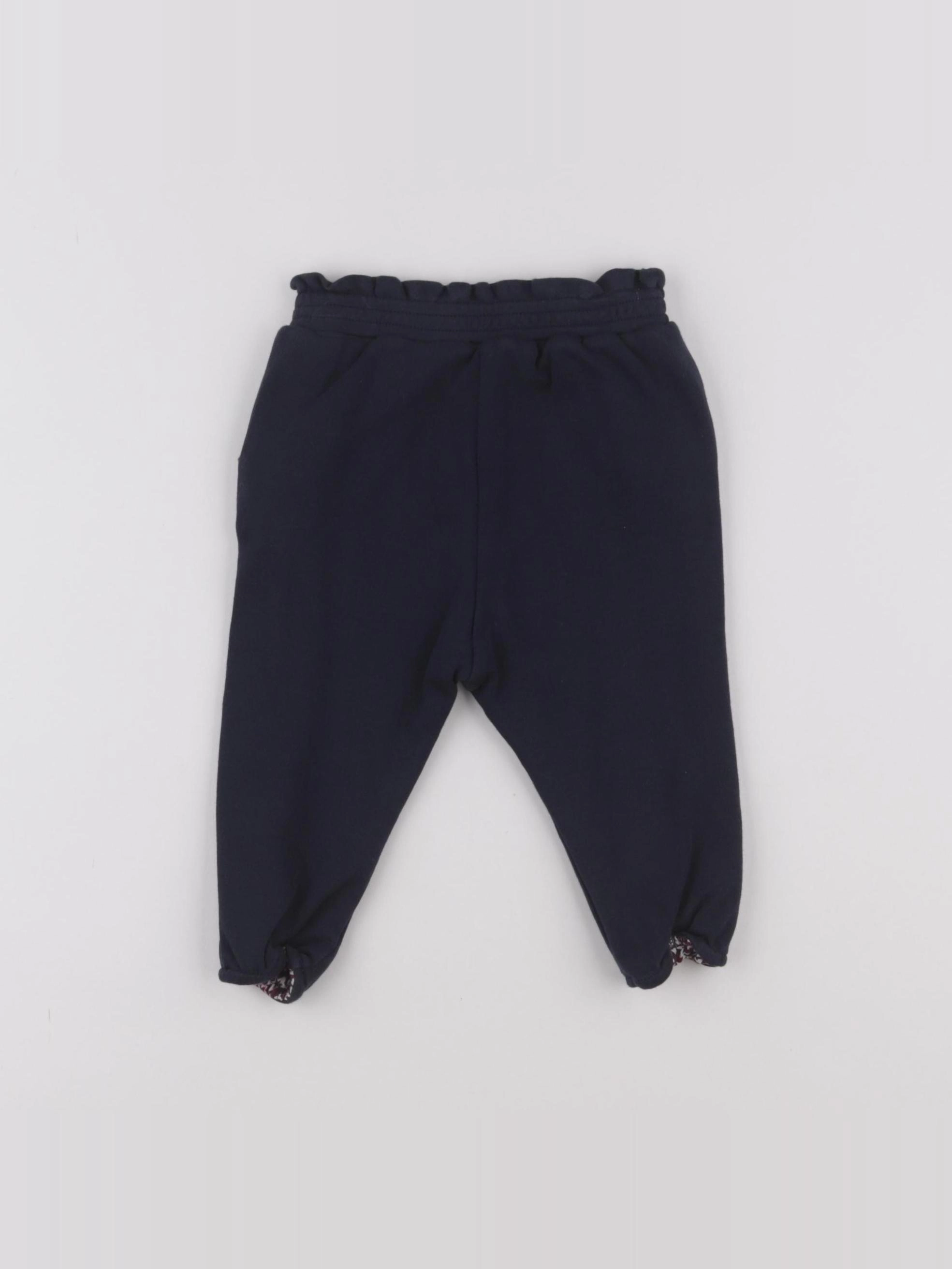 IKKS - jogging réversible bleu - 12 mois