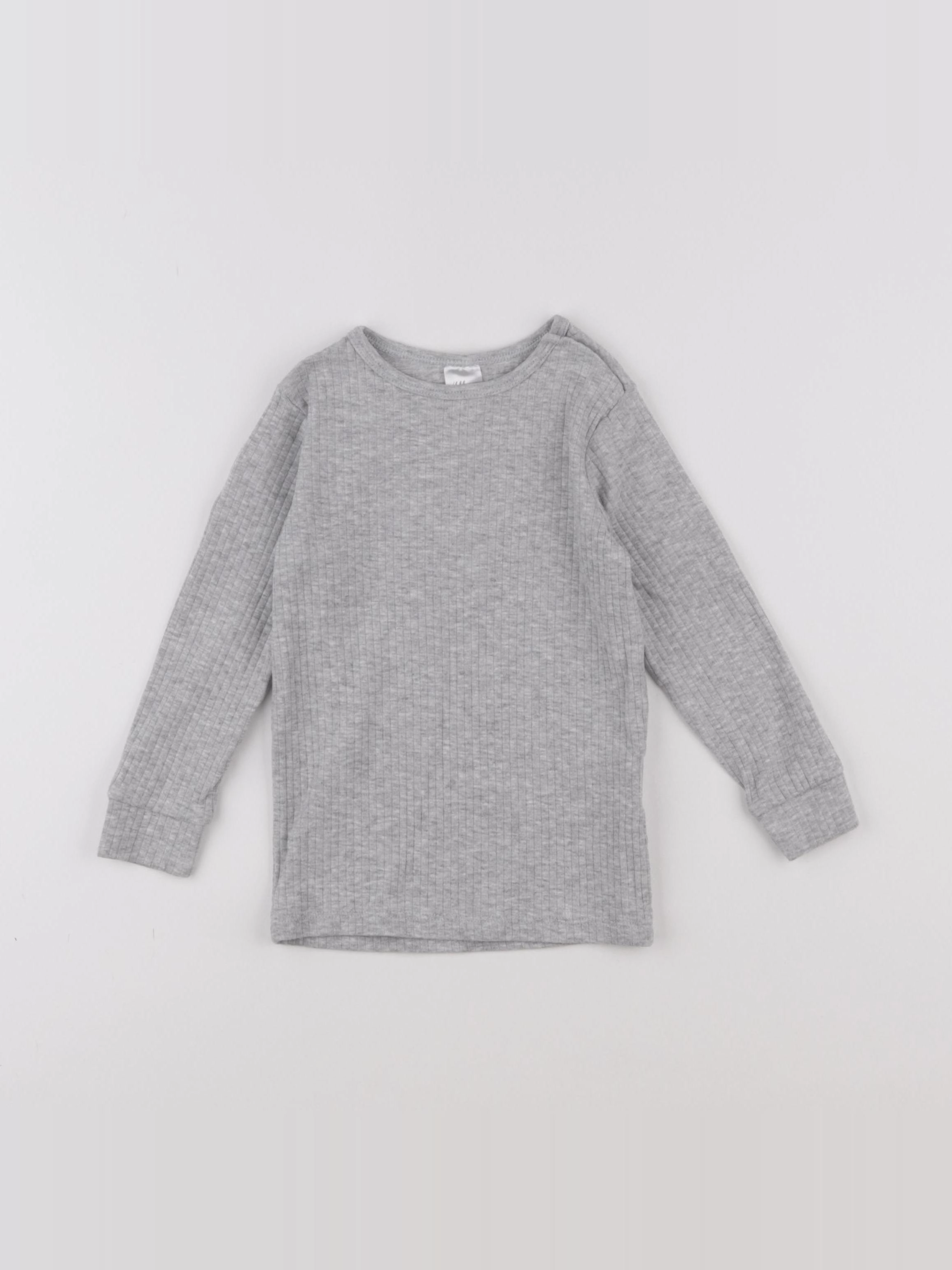 H&M - tee-shirt gris - 18 mois à 2 ans