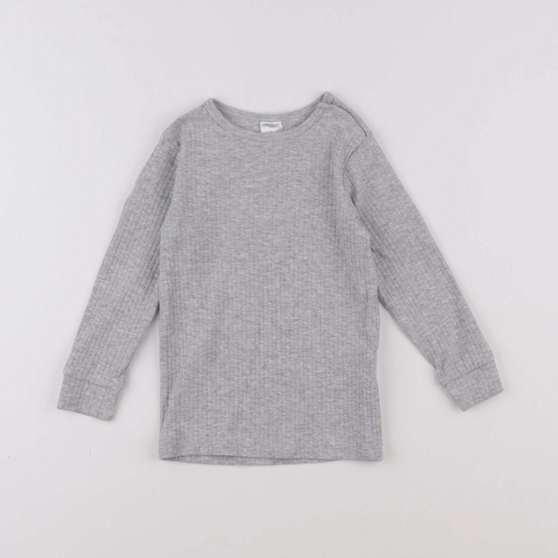 H&M - tee-shirt gris - 18 mois à 2 ans