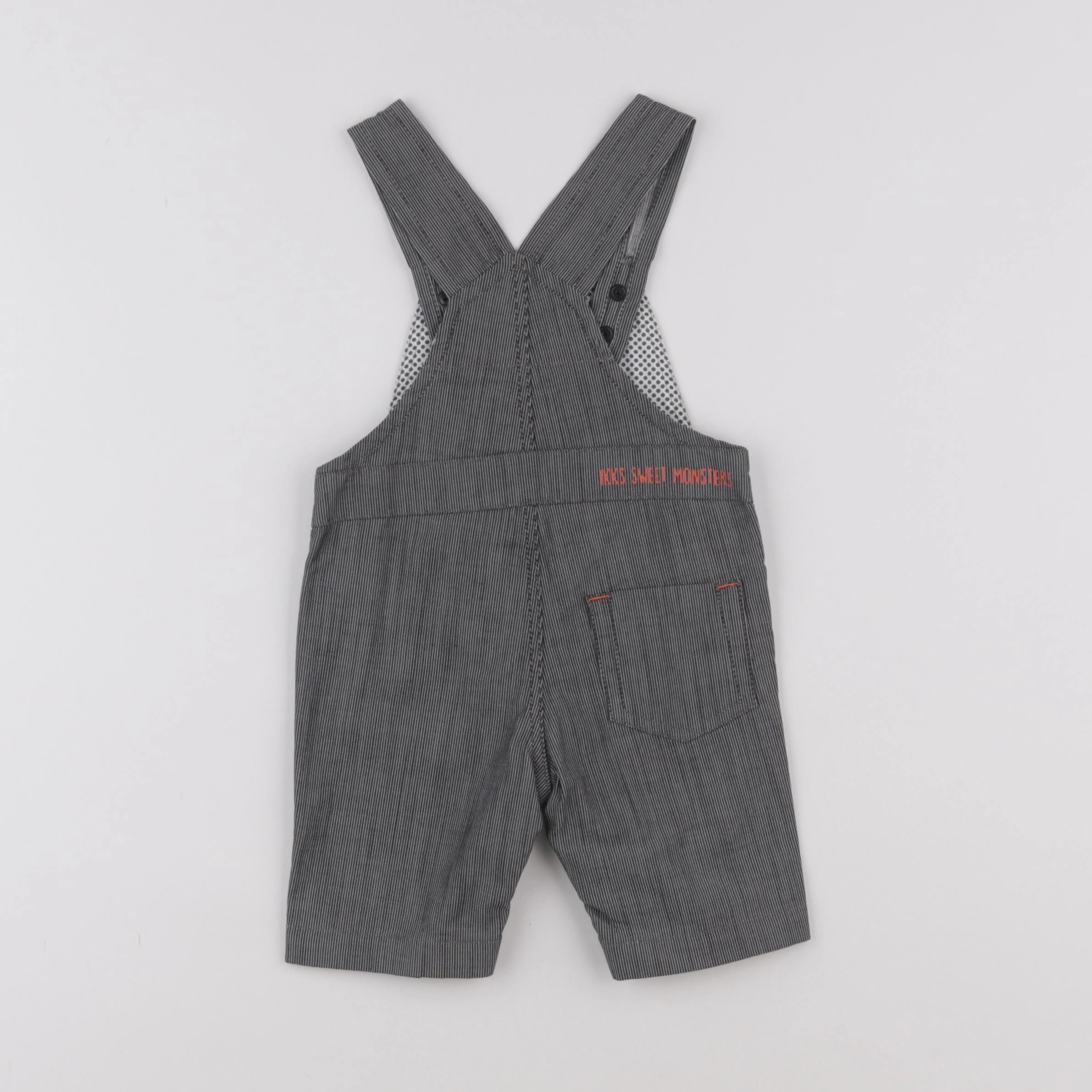 IKKS - salopette gris - 12 mois
