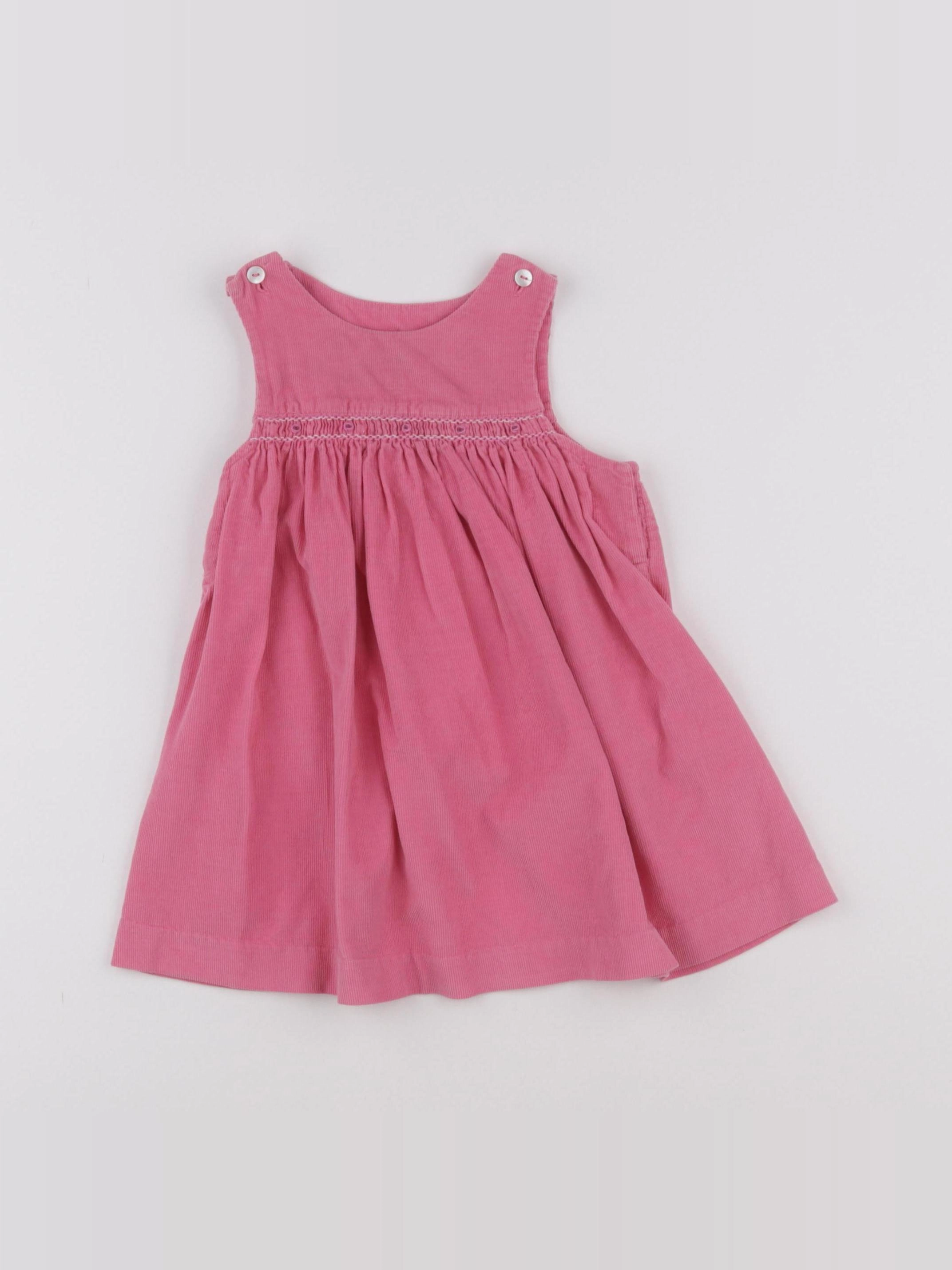 Jacadi - robe rose - 12 mois