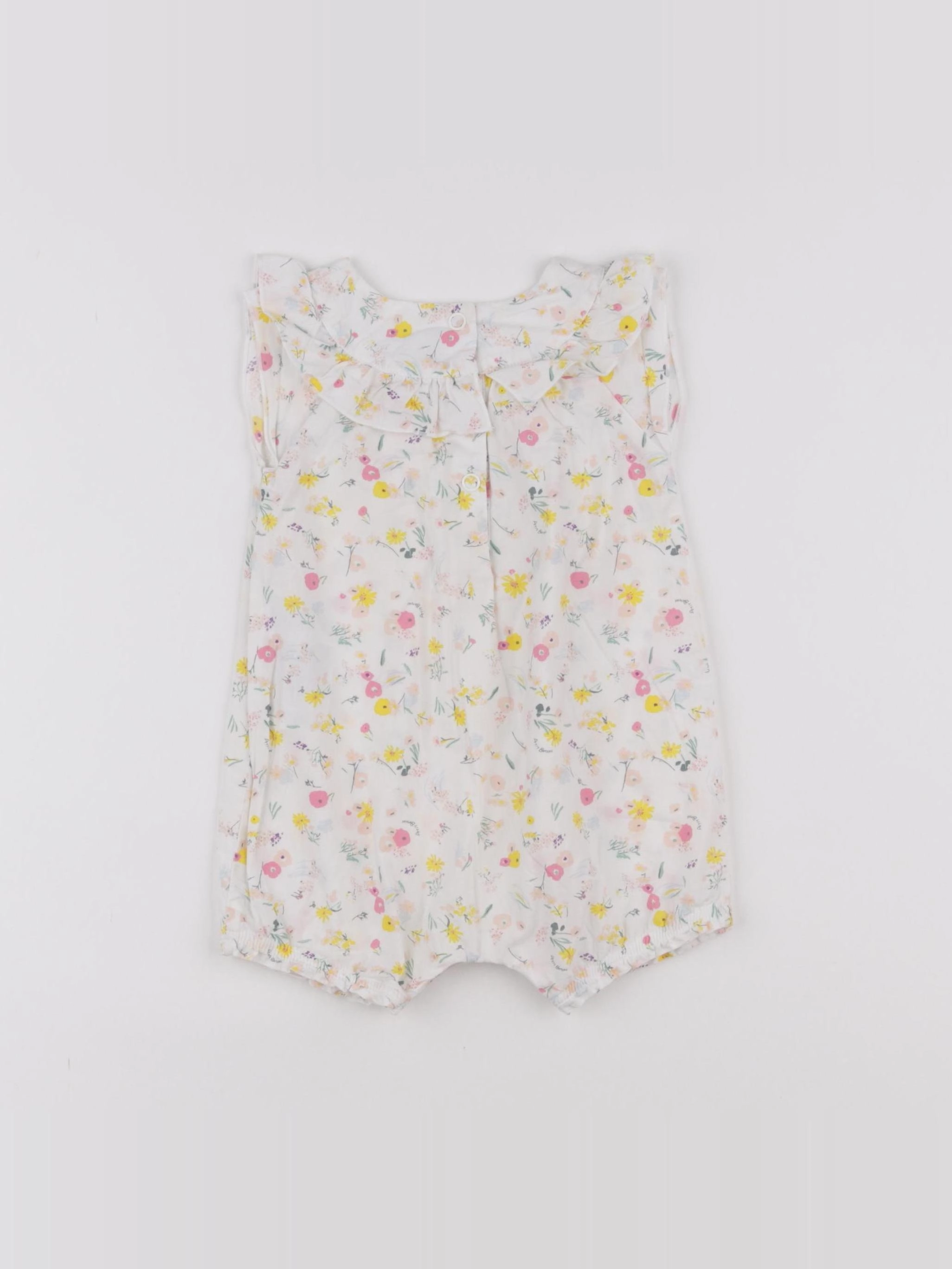 Petit Bateau - combinaison blanc - 6 mois