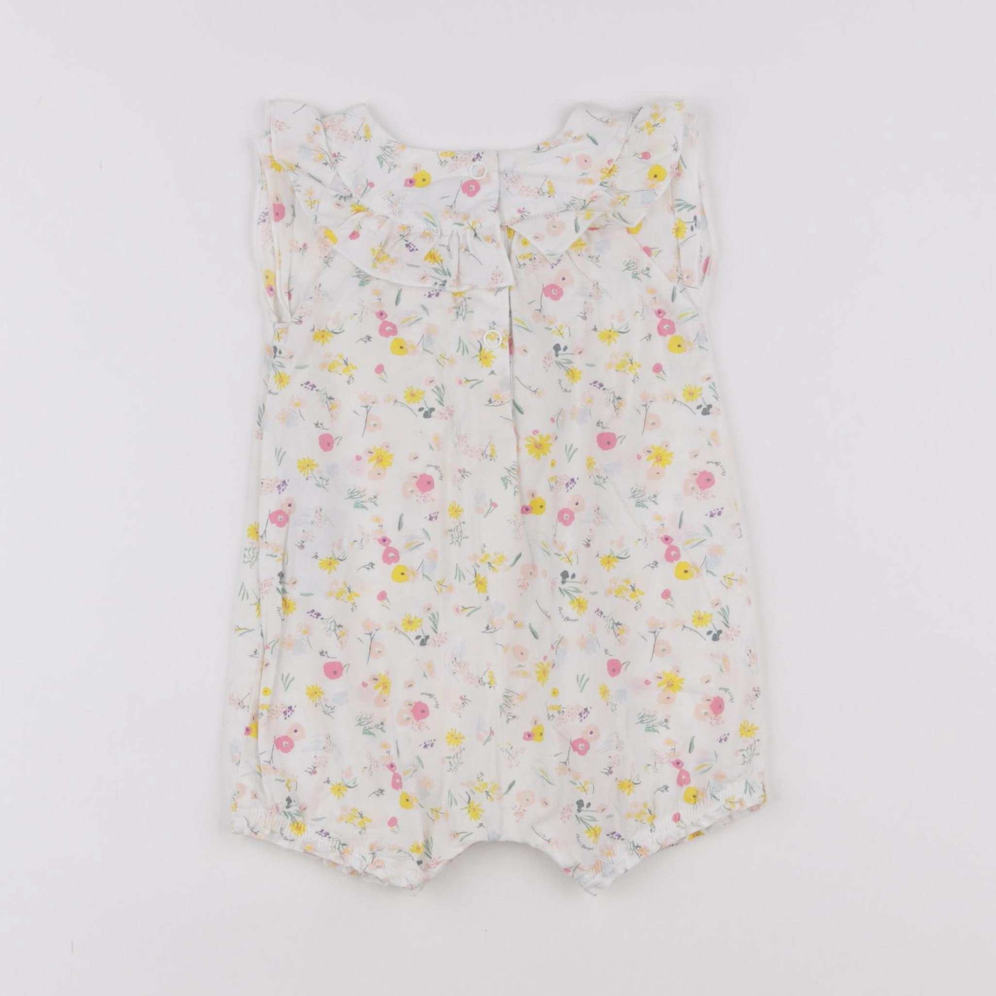 Petit Bateau - combinaison blanc - 6 mois