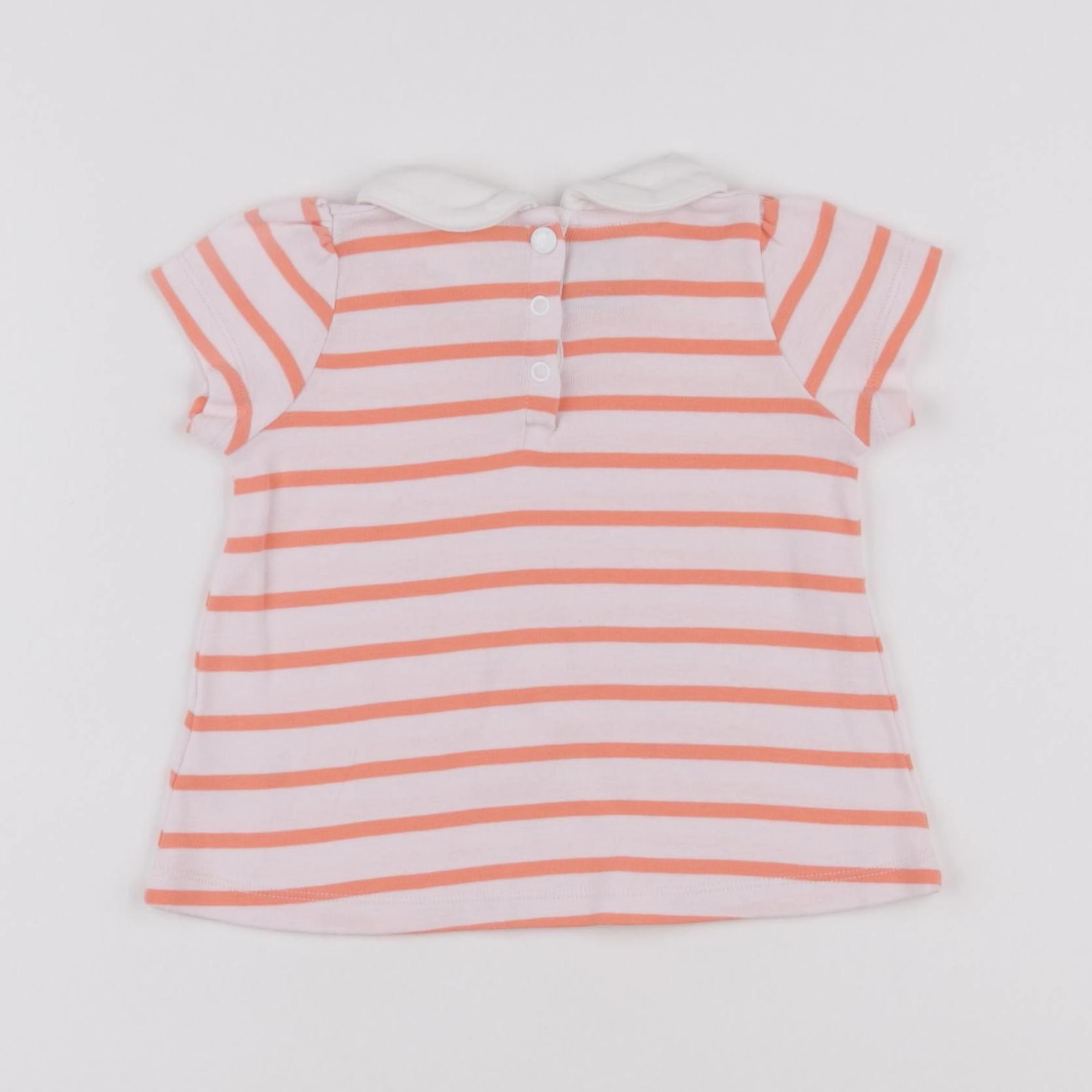 Petit Bateau - tee-shirt rose - 12 mois
