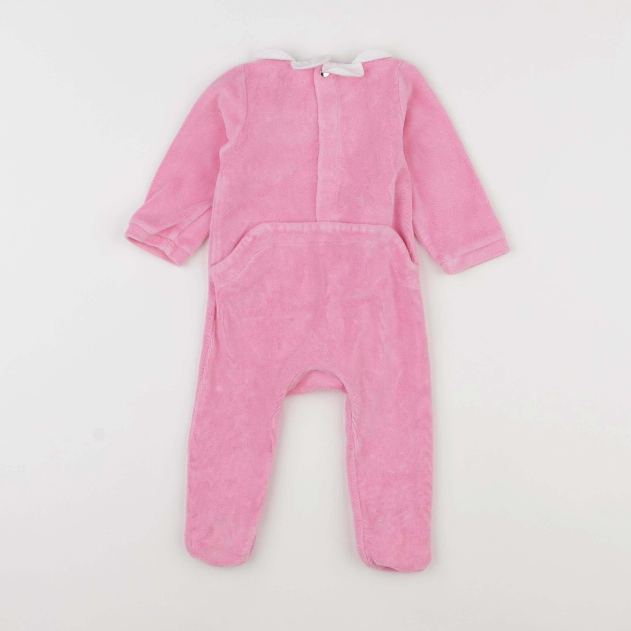Jacadi - pyjama velours rose - 6 mois