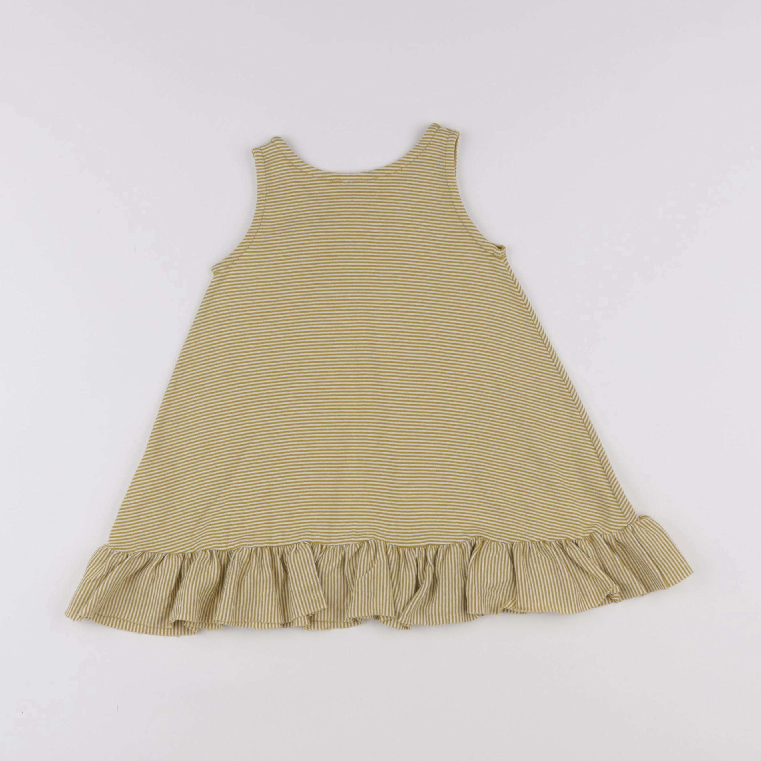 Petit Bateau - robe jaune - 18 mois
