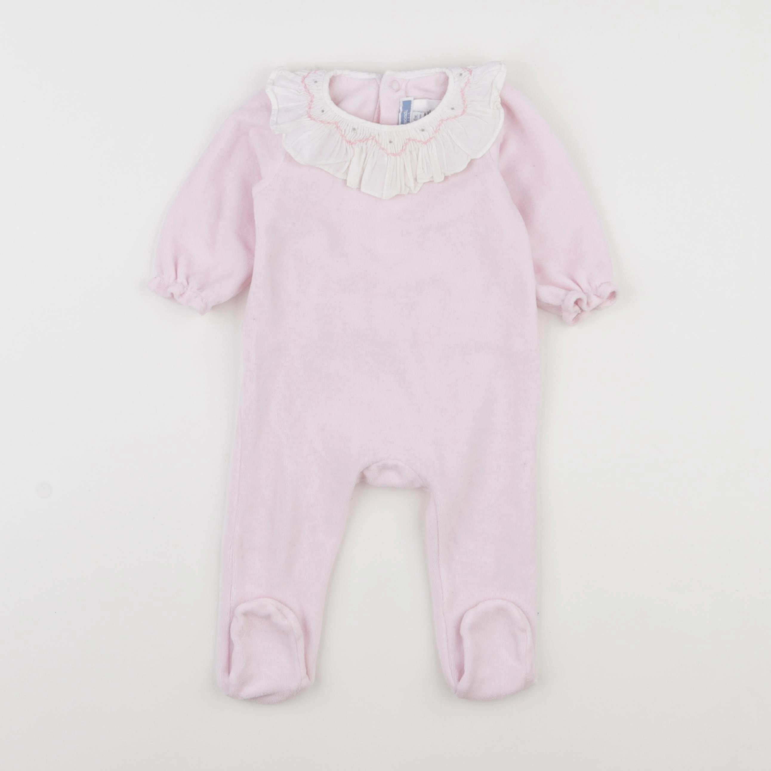 Jacadi - pyjama velours rose - 6 mois