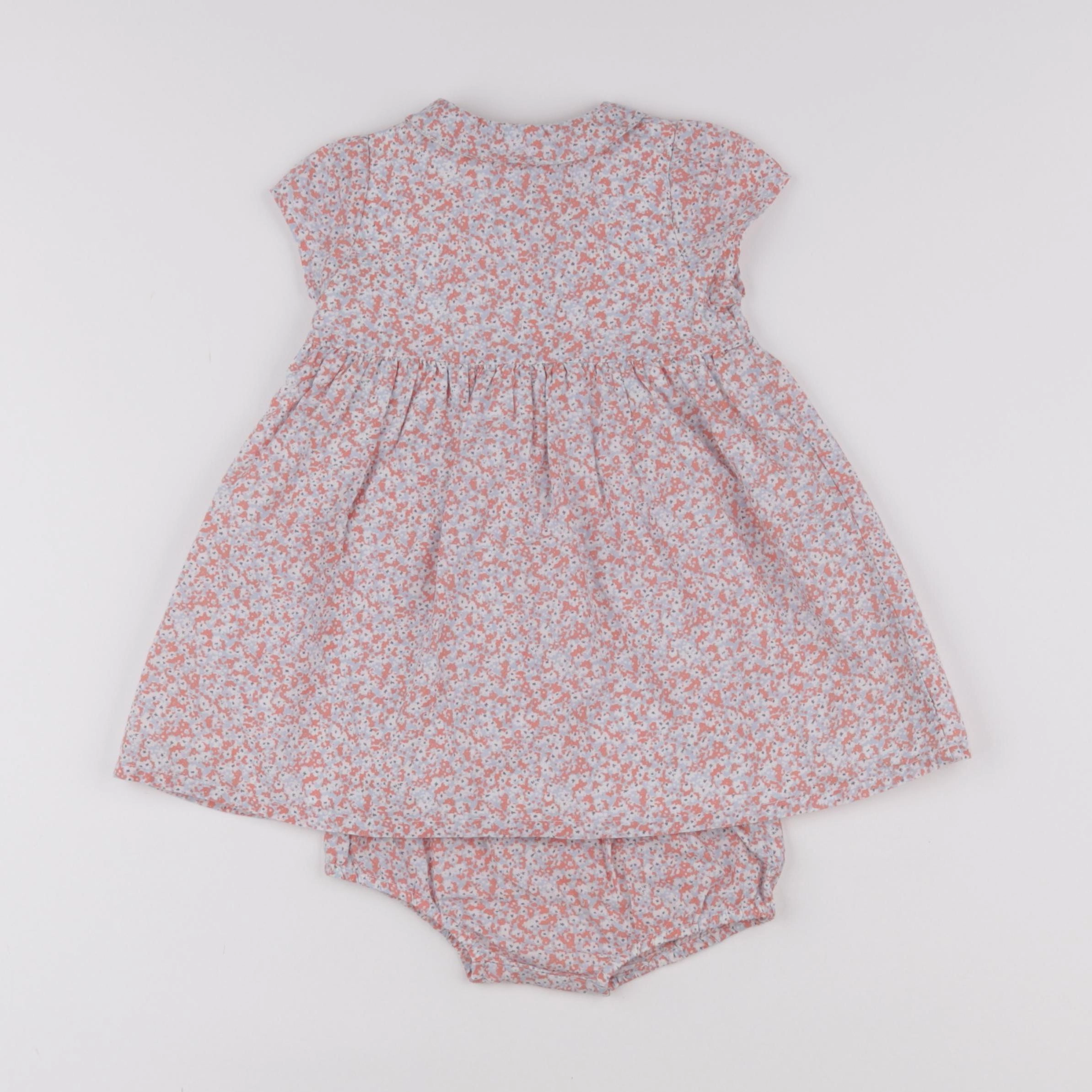 Boutchou - robe orange - 6 mois