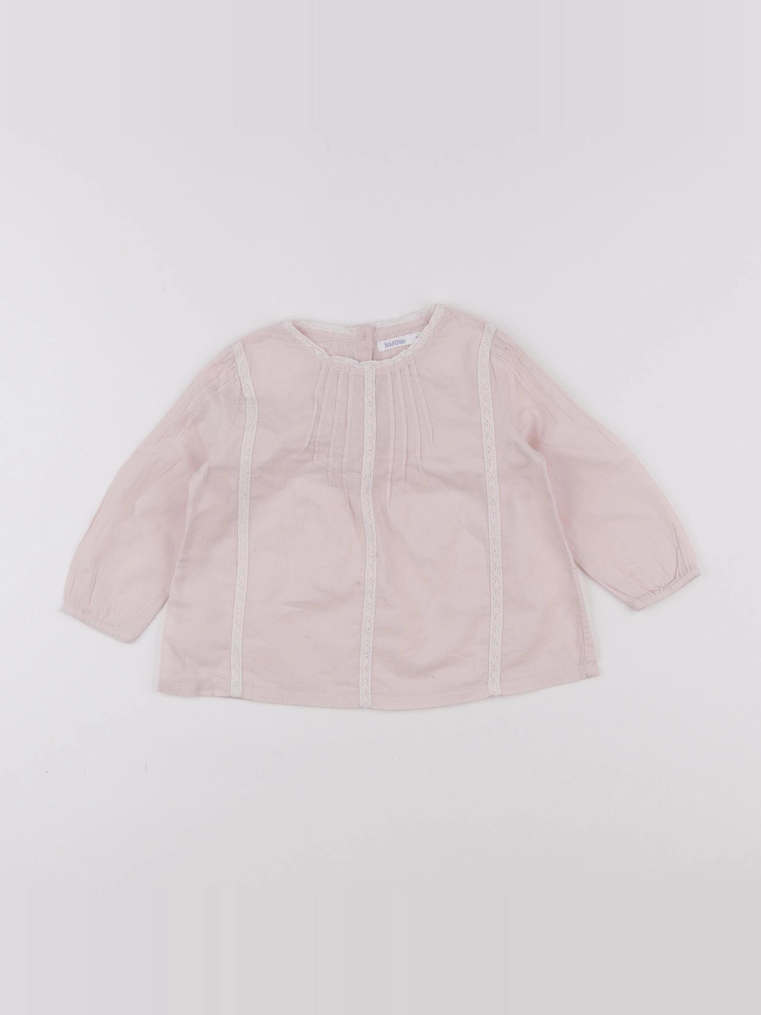 Boutchou - blouse rose - 18 mois
