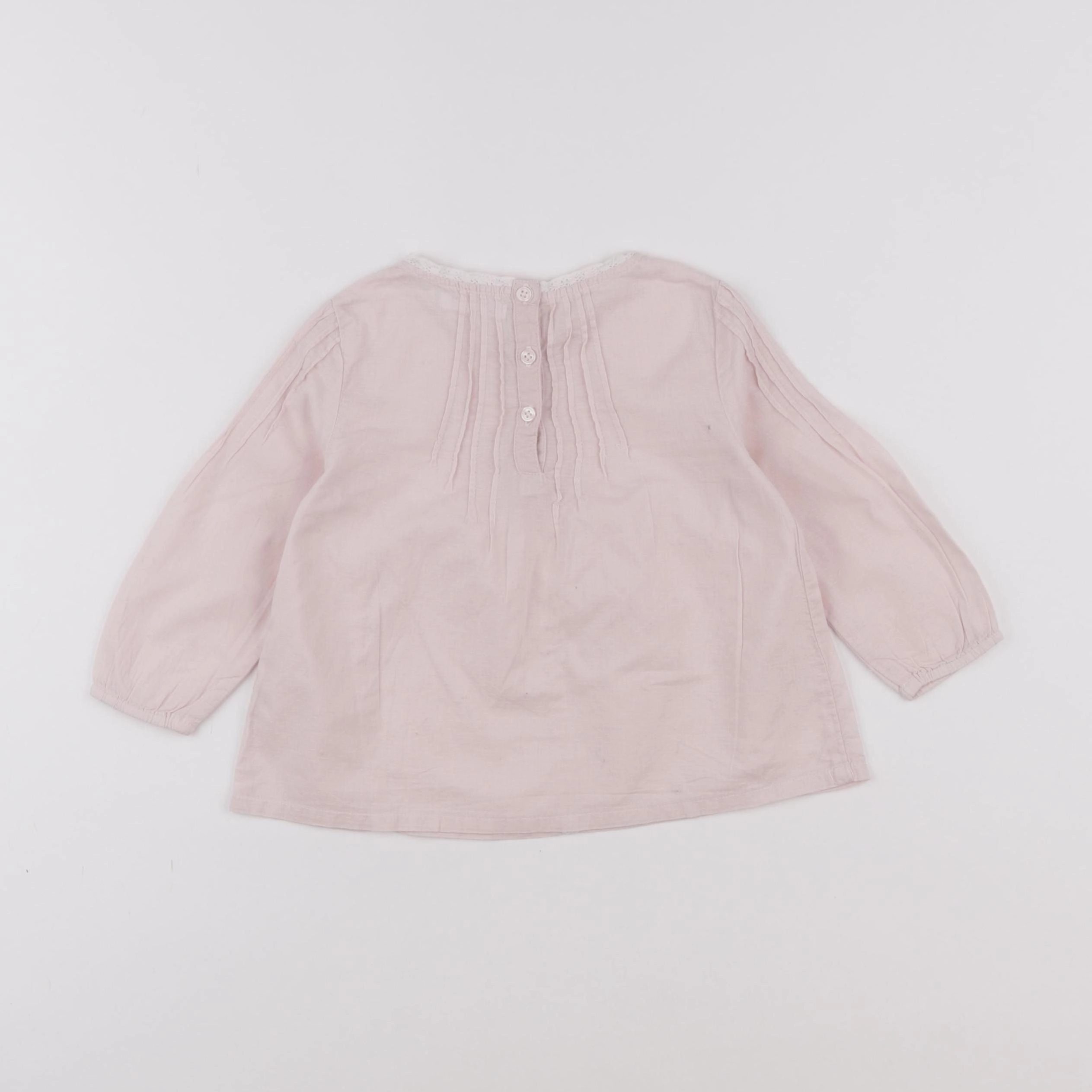 Boutchou - blouse rose - 18 mois
