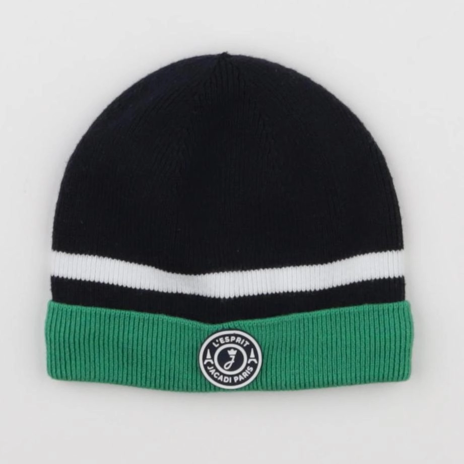 Jacadi - bonnet bleu, vert - 12 mois
