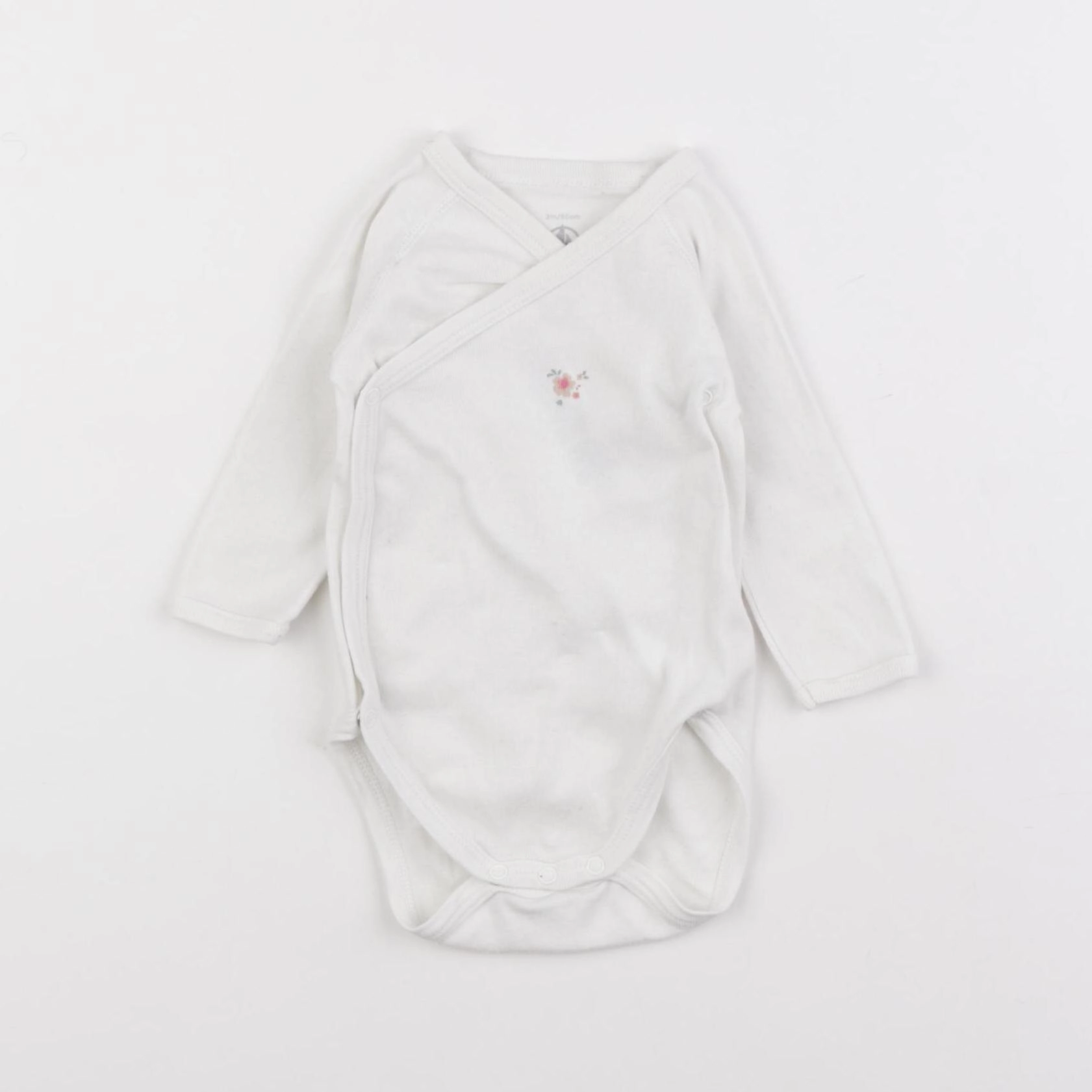 Petit Bateau - body blanc - 3 mois