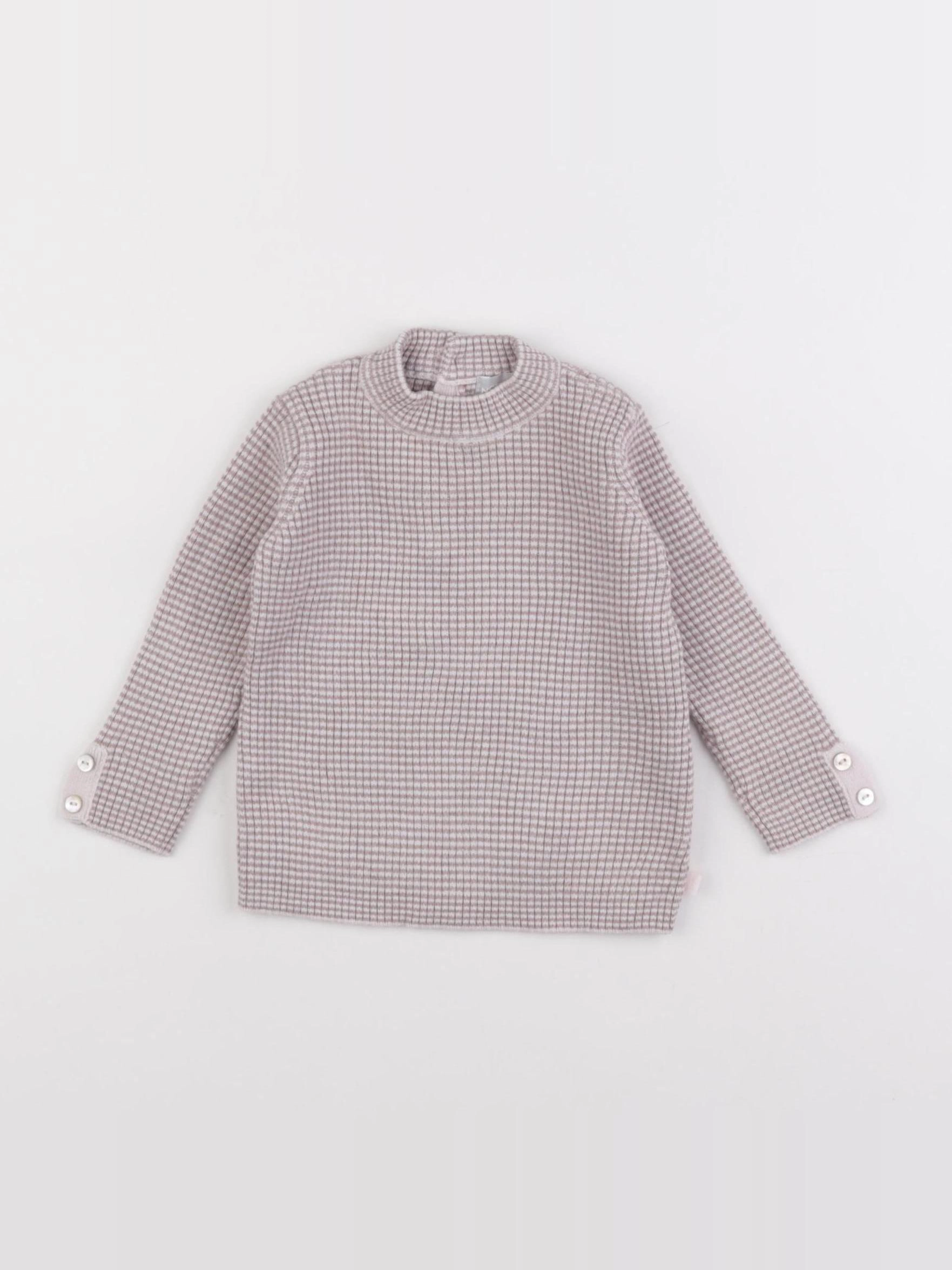Natalys - pull rose - 9 mois