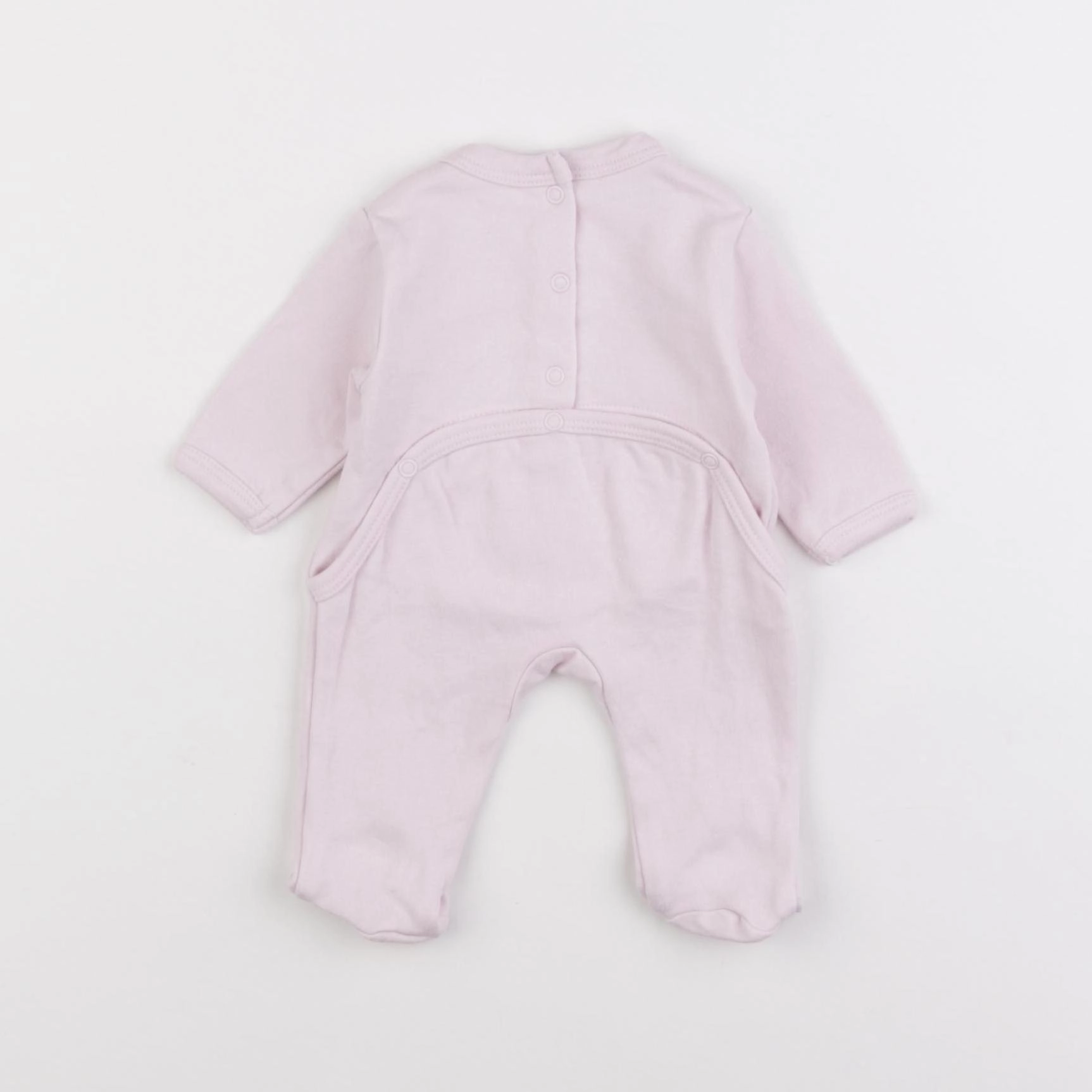 Vertbaudet - pyjama coton rose - 0 mois