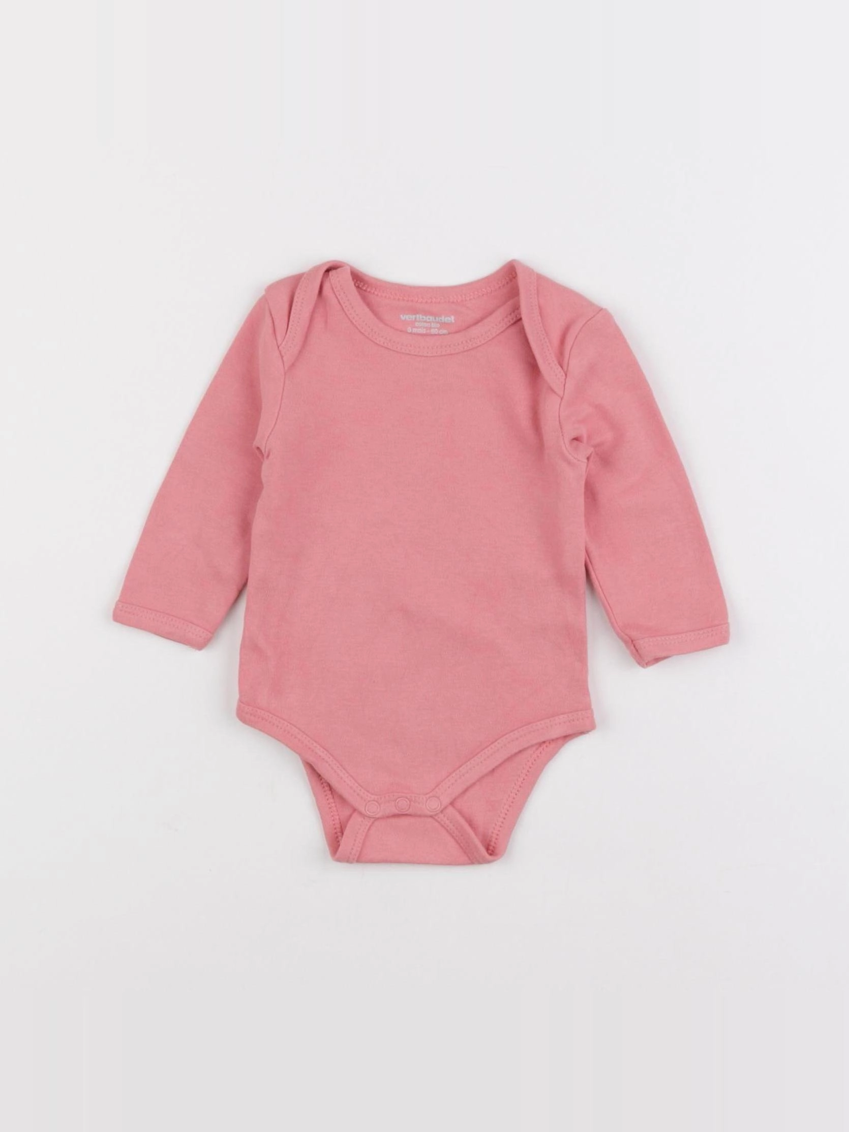 Vertbaudet - body rose - 3 mois
