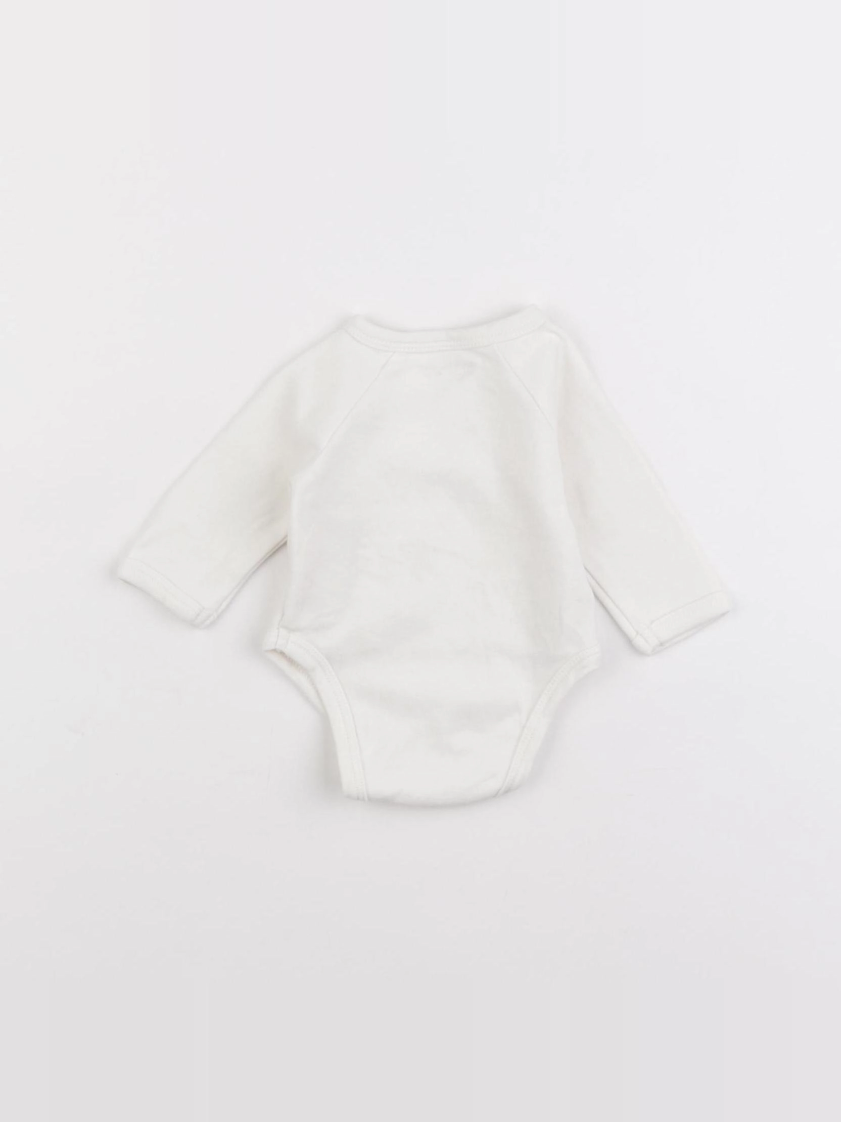 Vertbaudet - body blanc - 0 mois