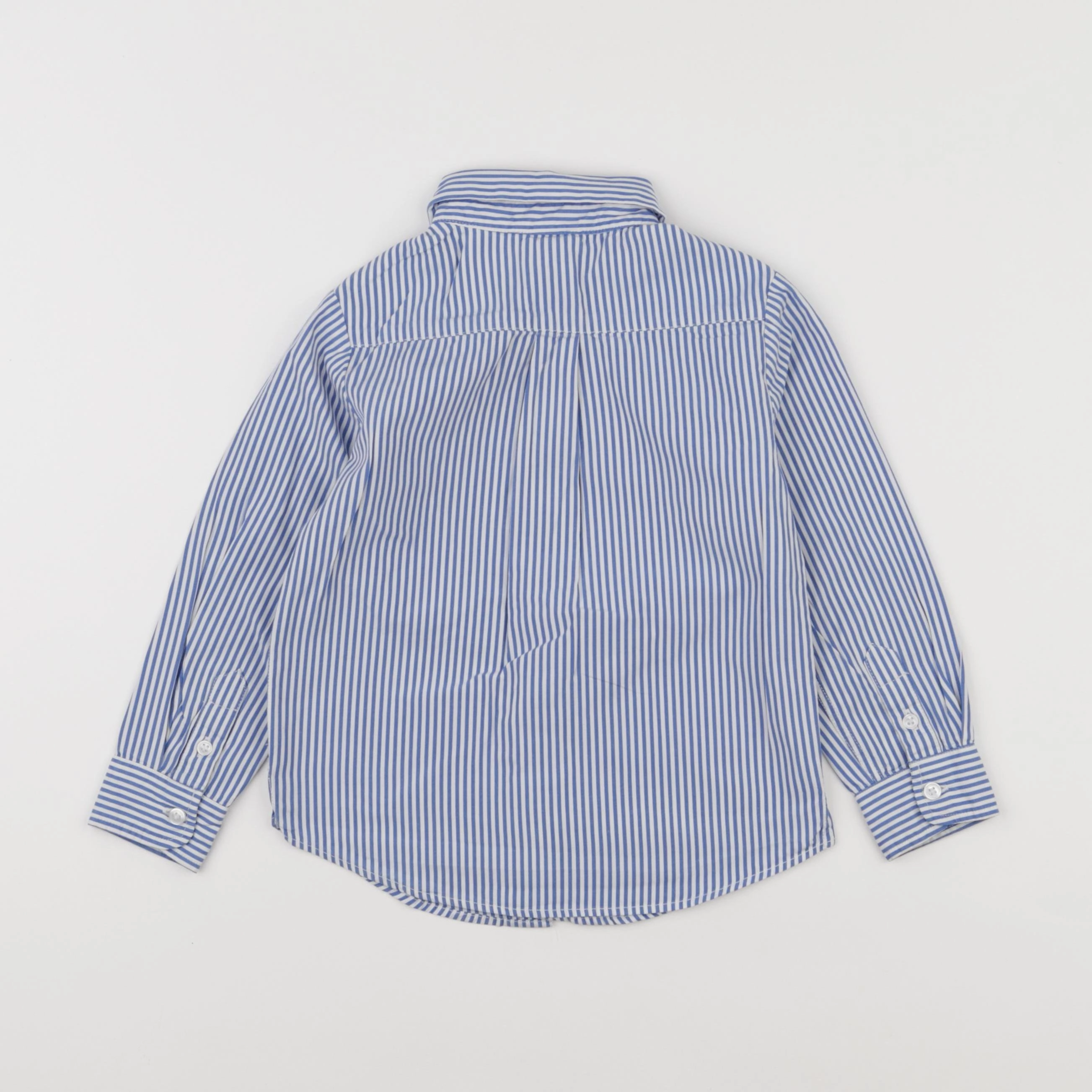 Jacadi - chemise blanc, bleu - 5 ans