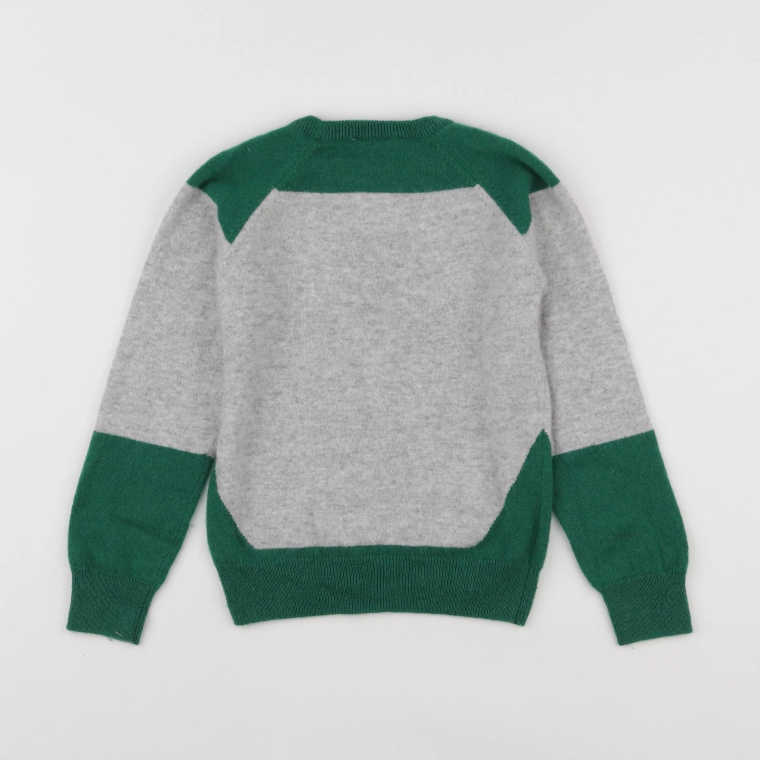 Jacadi - pull vert, gris - 6 ans