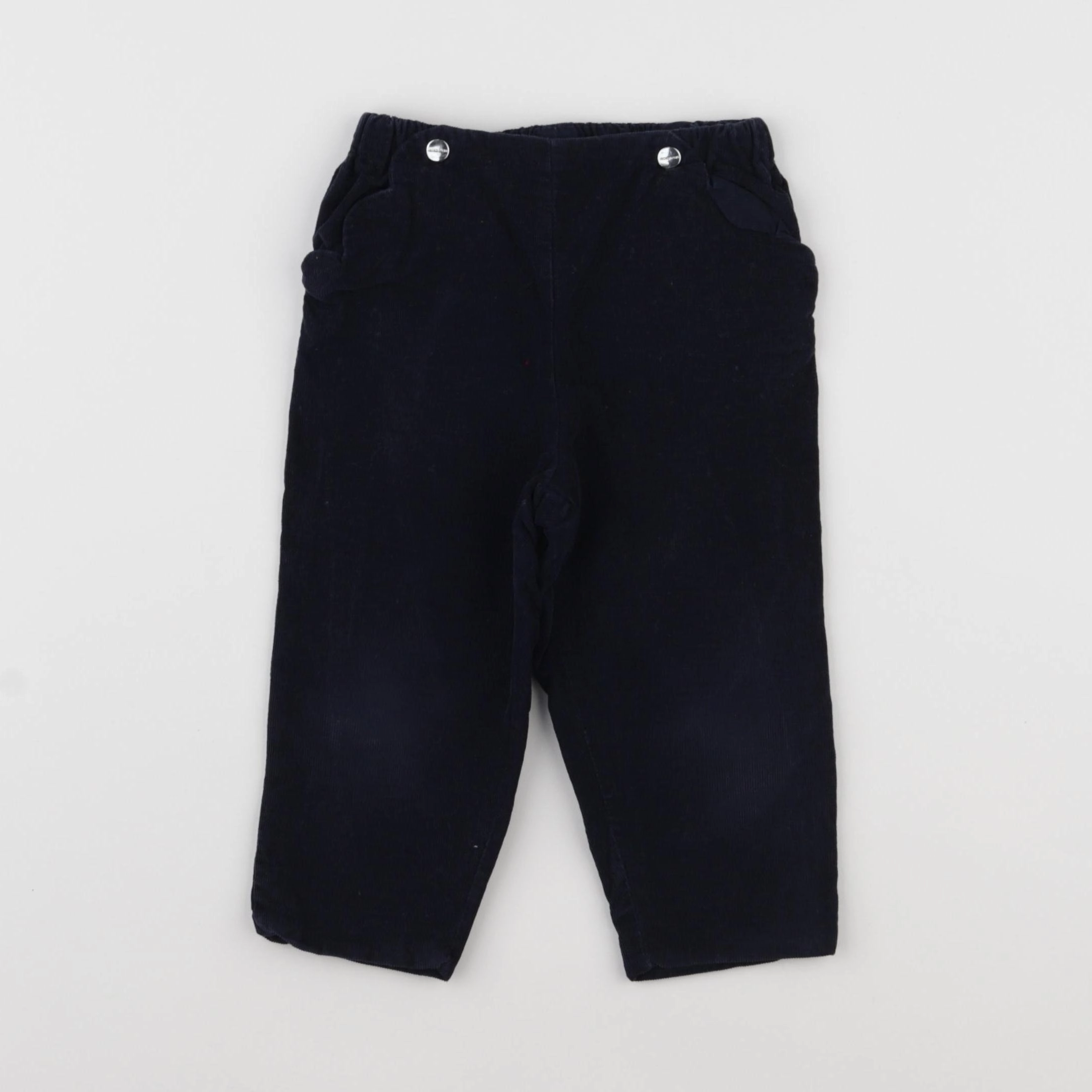 Jacadi - pantalon doublé bleu - 18 mois