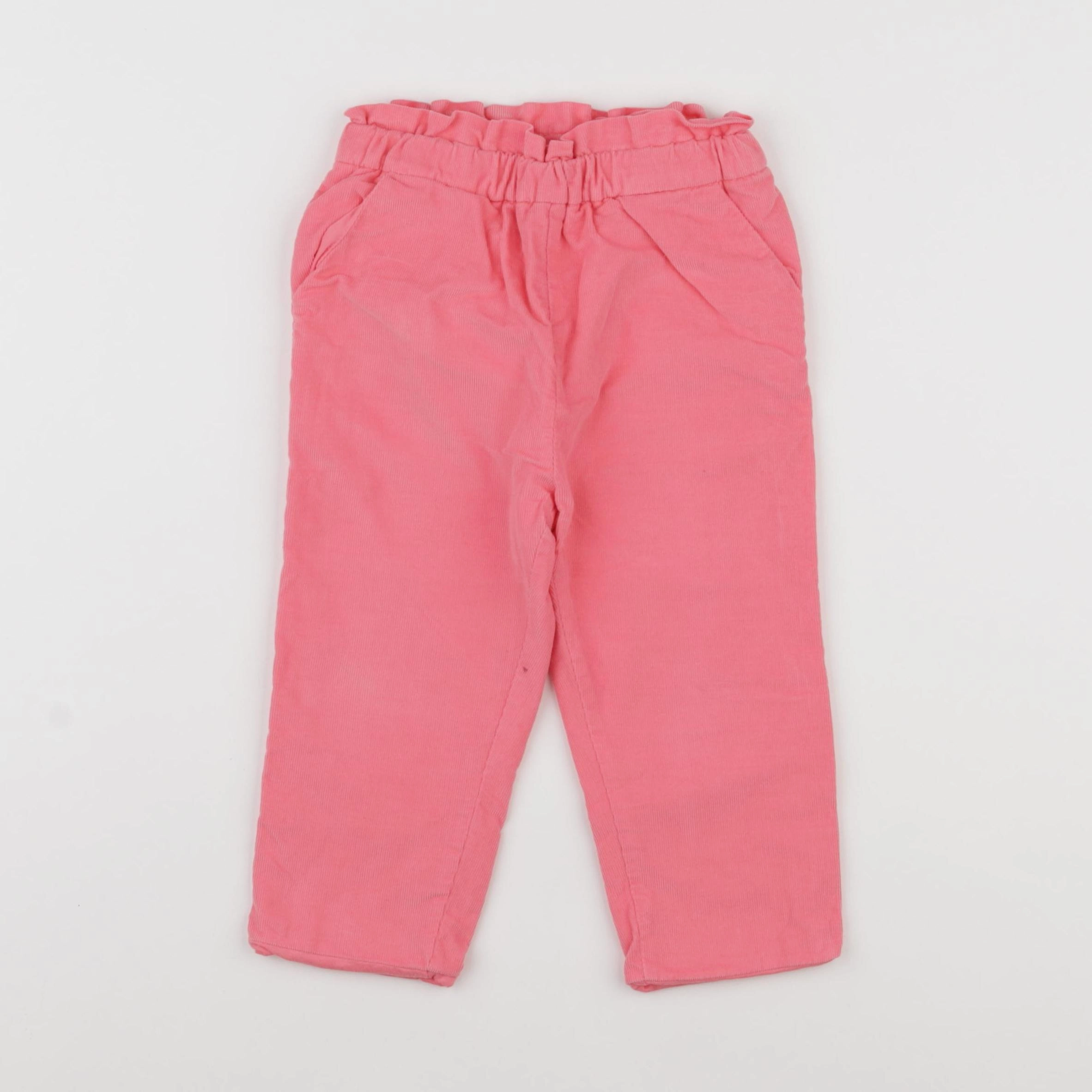 Jacadi - pantalon doublé rose - 2 ans