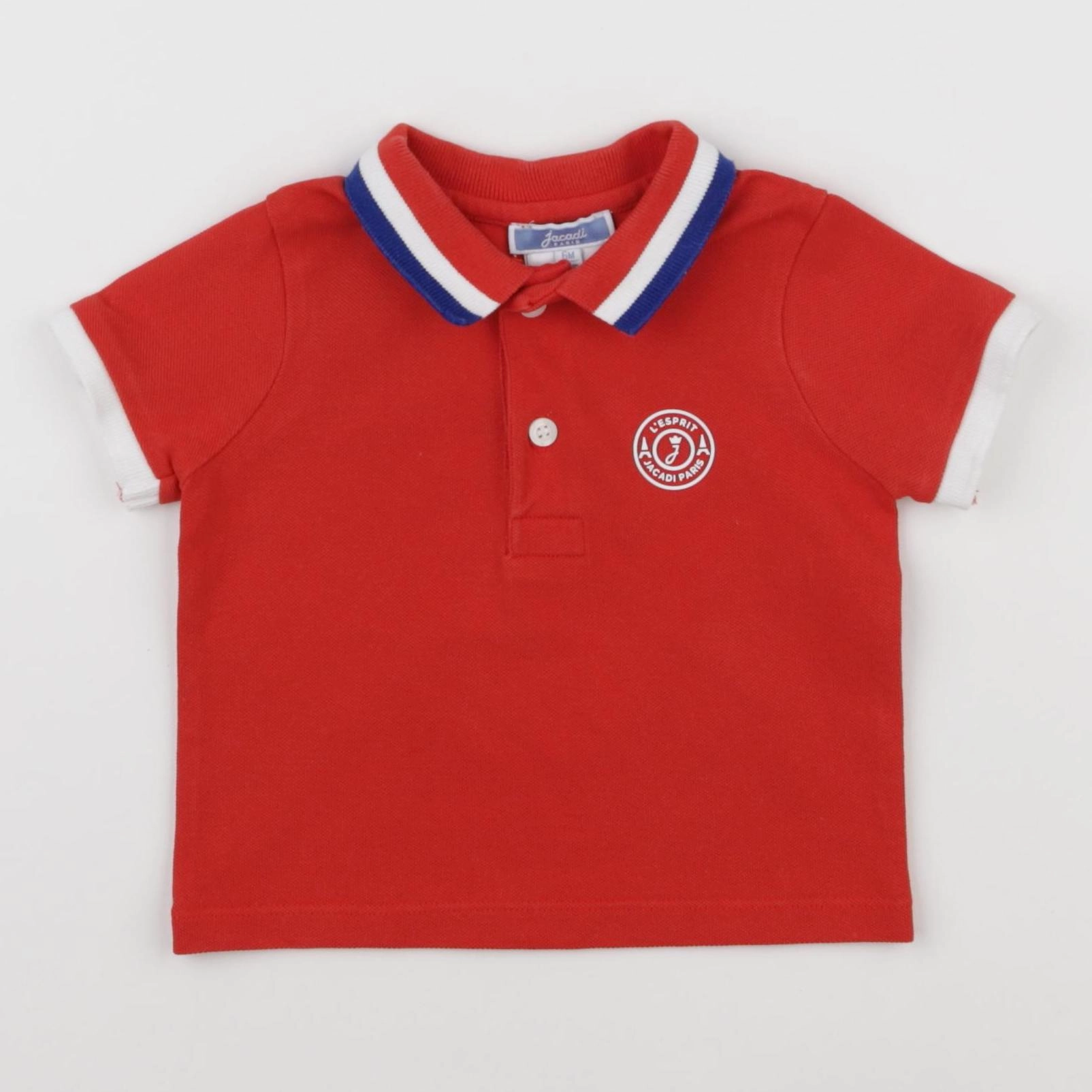 Jacadi - polo rouge - 6 mois