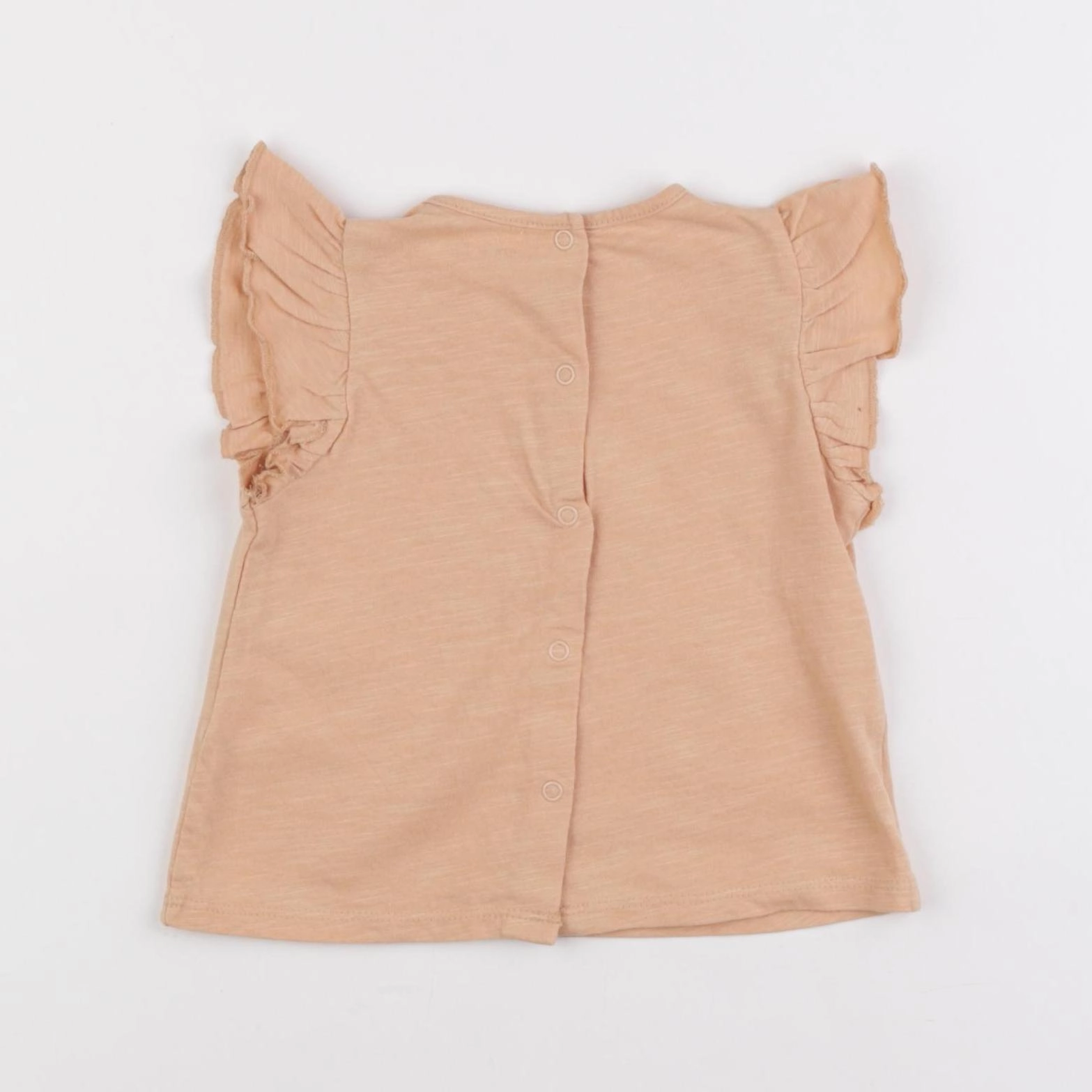 Vertbaudet - tee-shirt orange - 9 mois