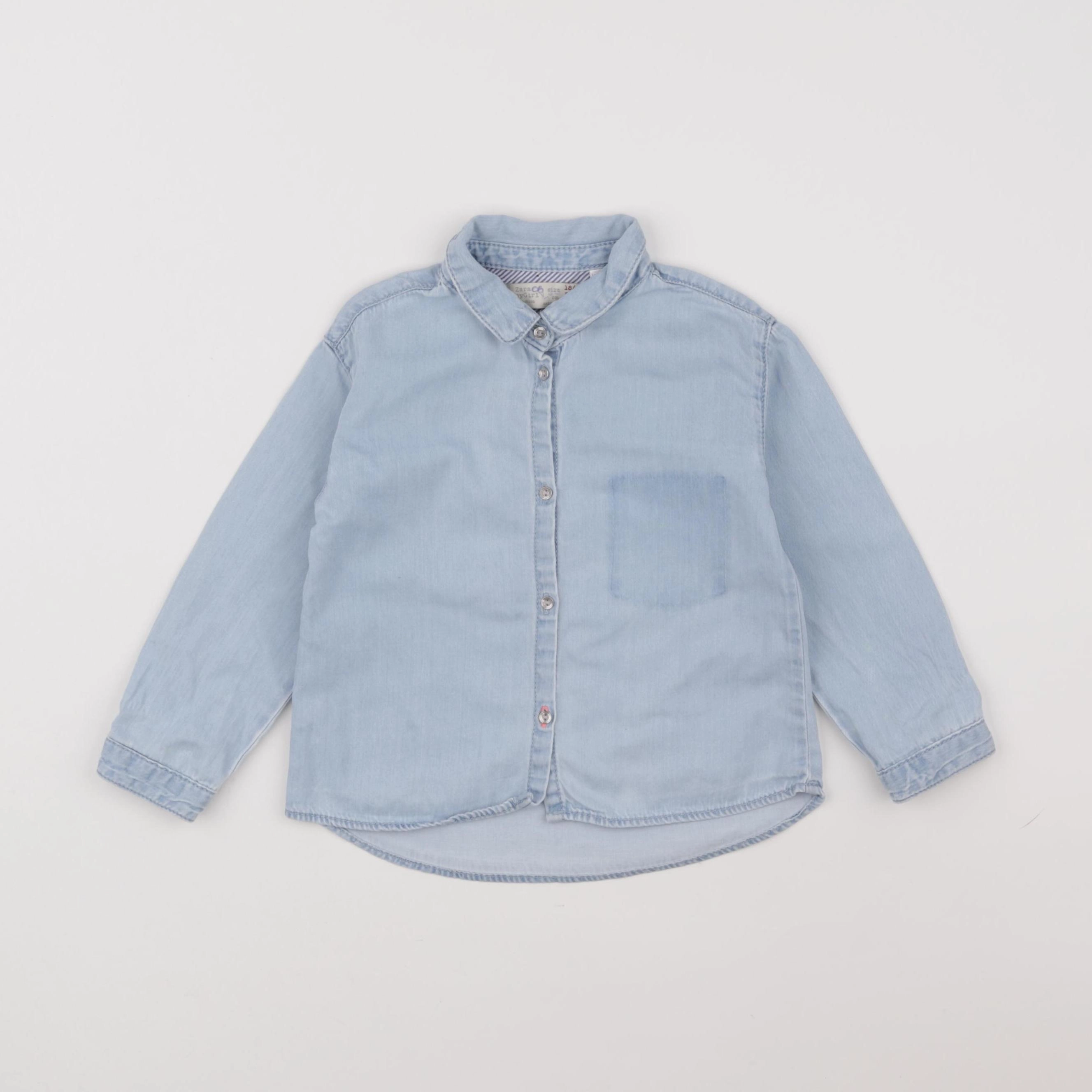 Zara - chemise bleu - 18 mois à 2 ans