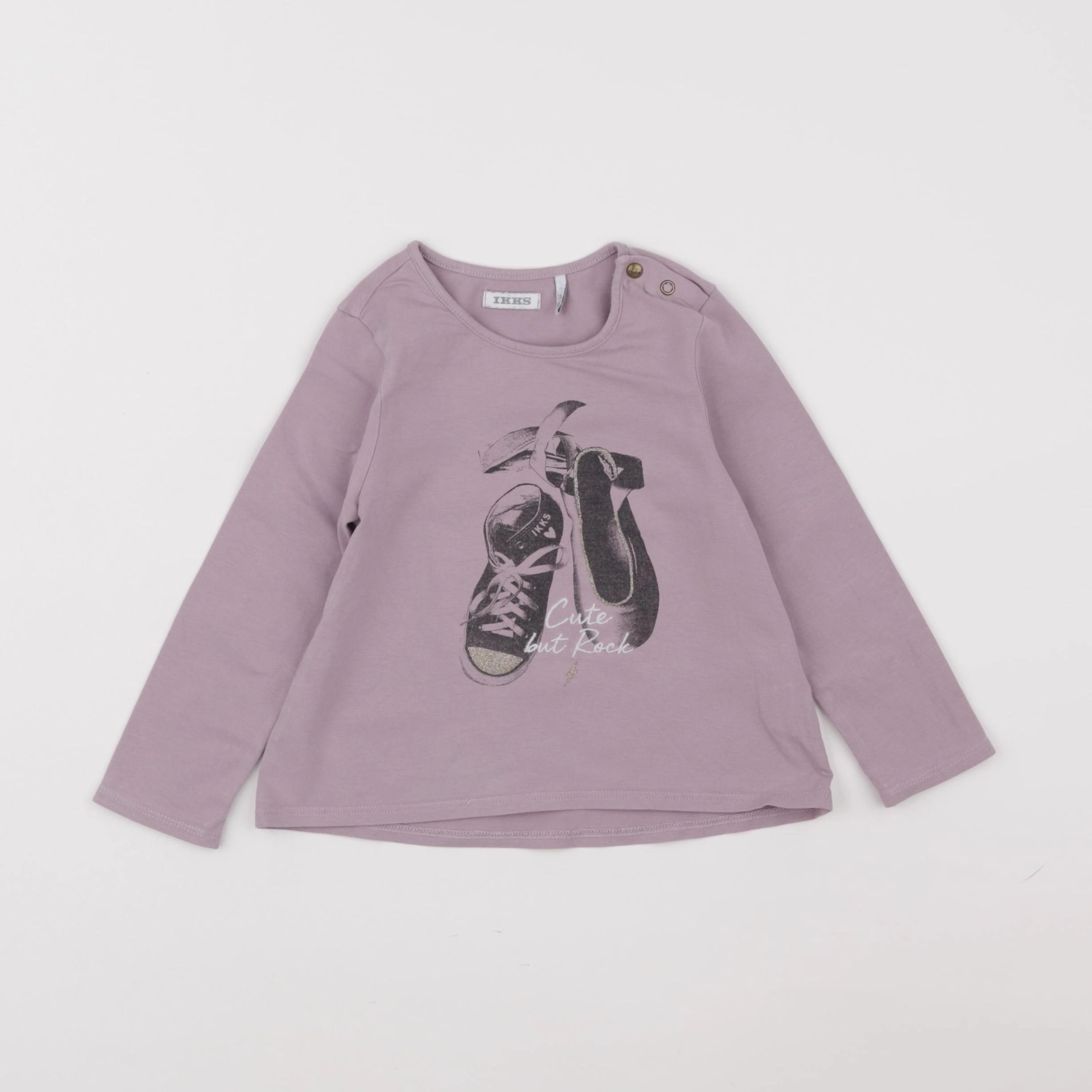 IKKS - tee-shirt violet - 2 ans