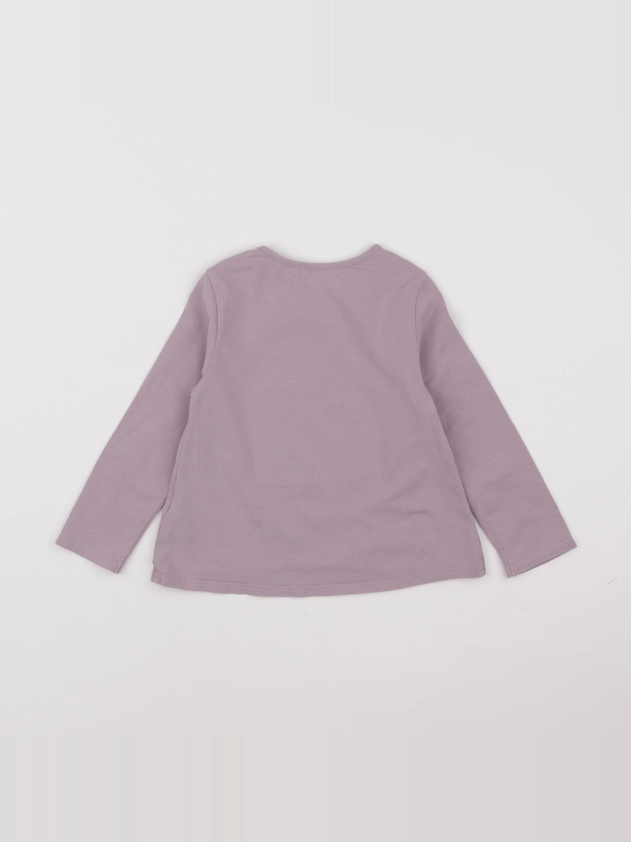 IKKS - tee-shirt violet - 2 ans