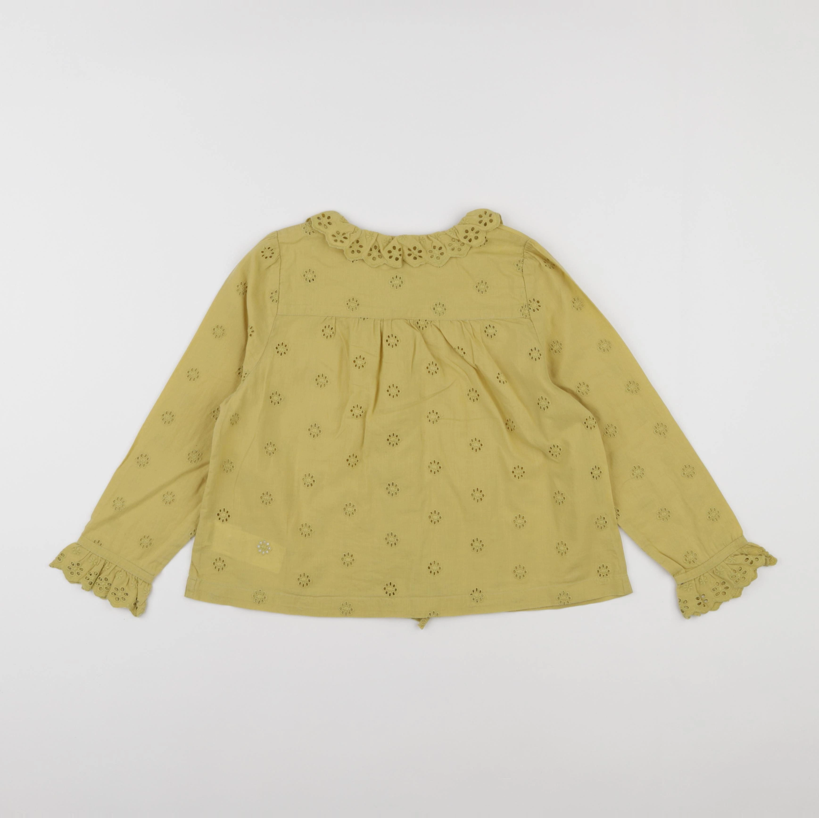 Cyrillus - blouse jaune - 8 ans