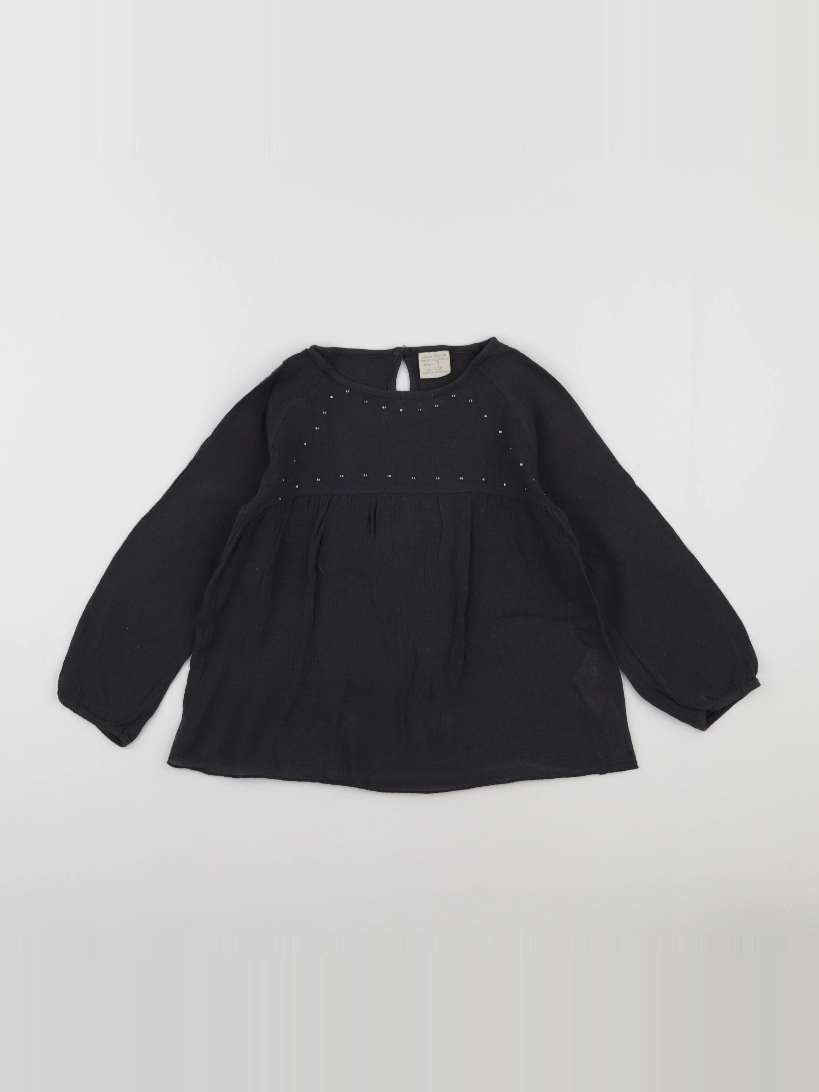 Zara - blouse gris - 5 ans