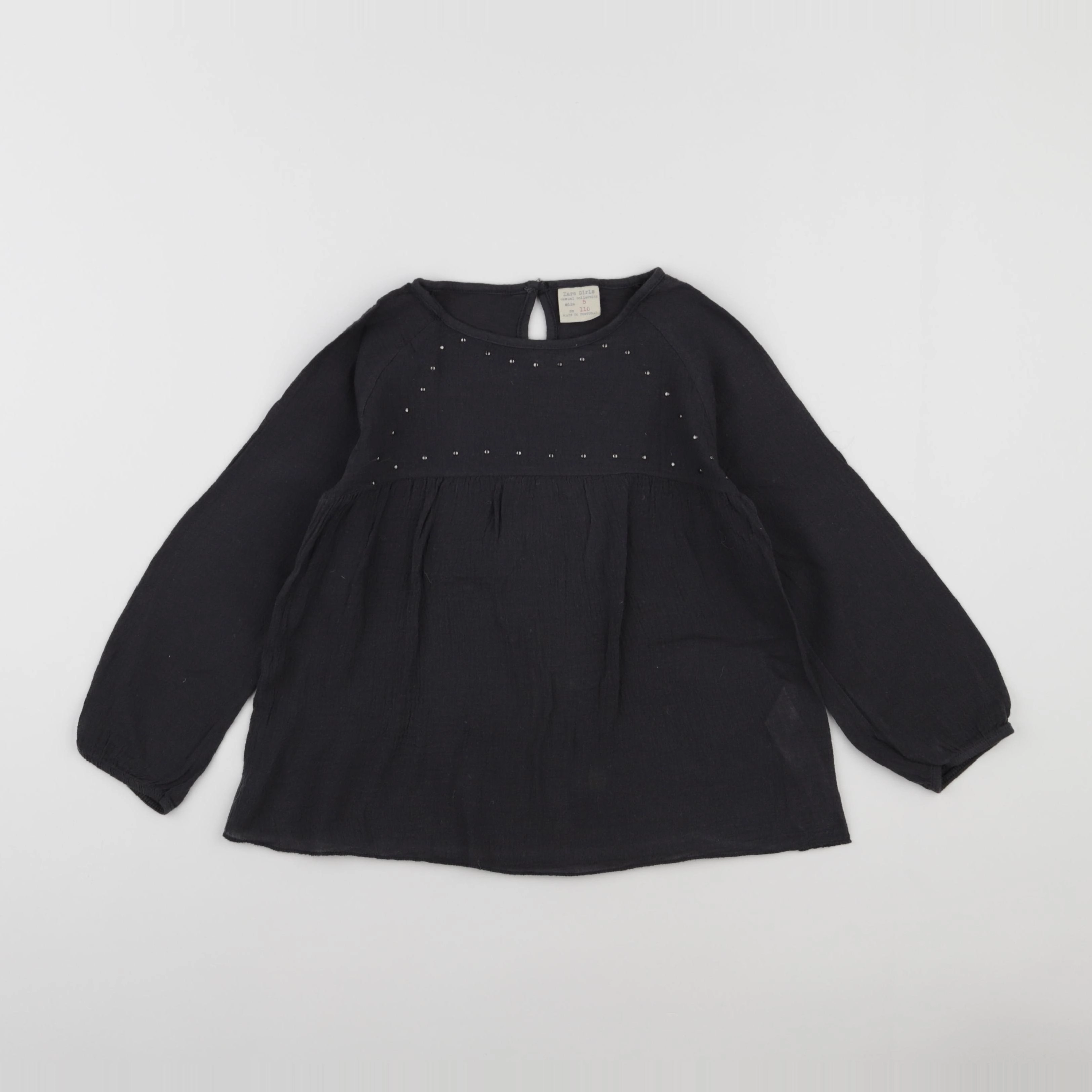 Zara - blouse gris - 5 ans
