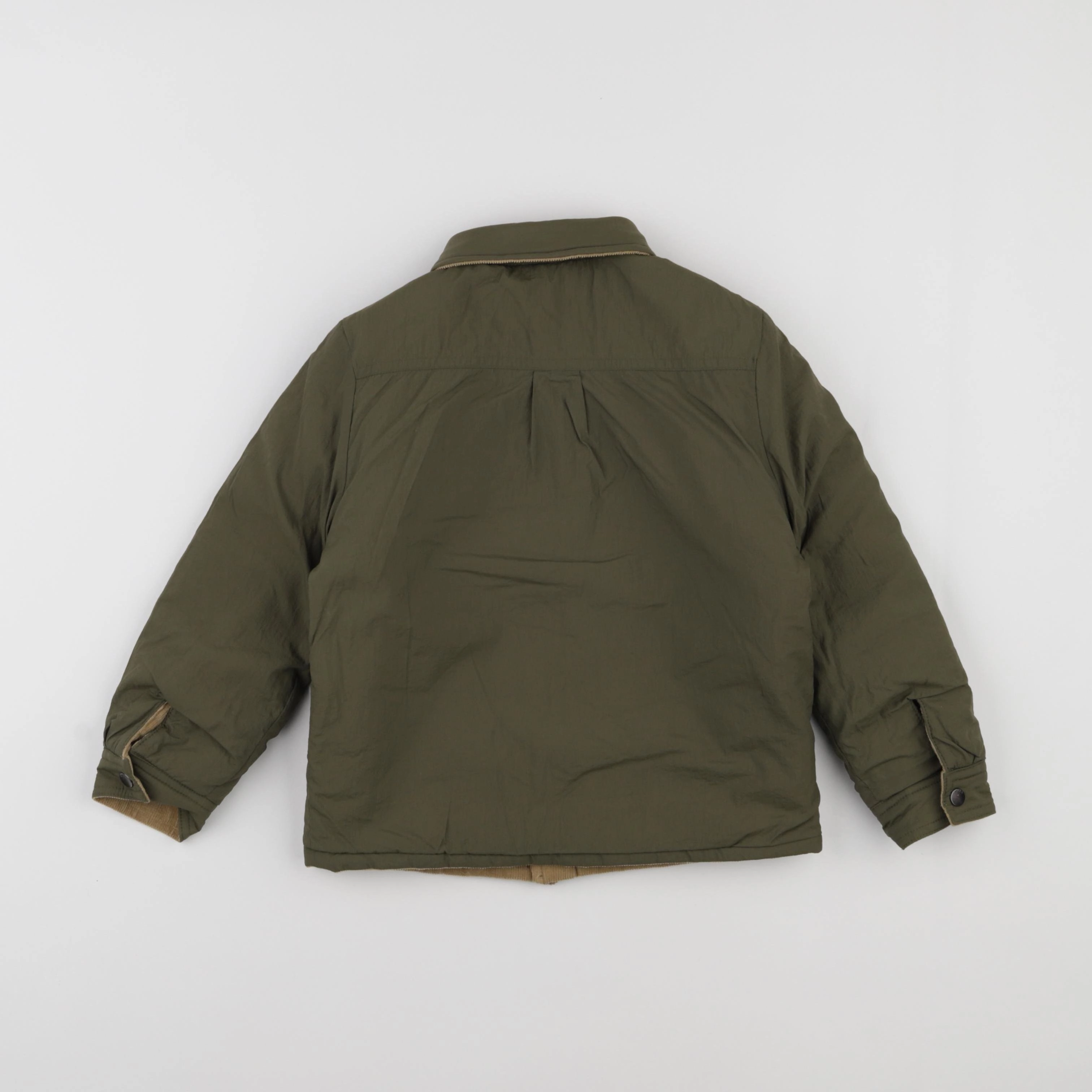 IKKS - veste réversible marron, vert - 4 ans