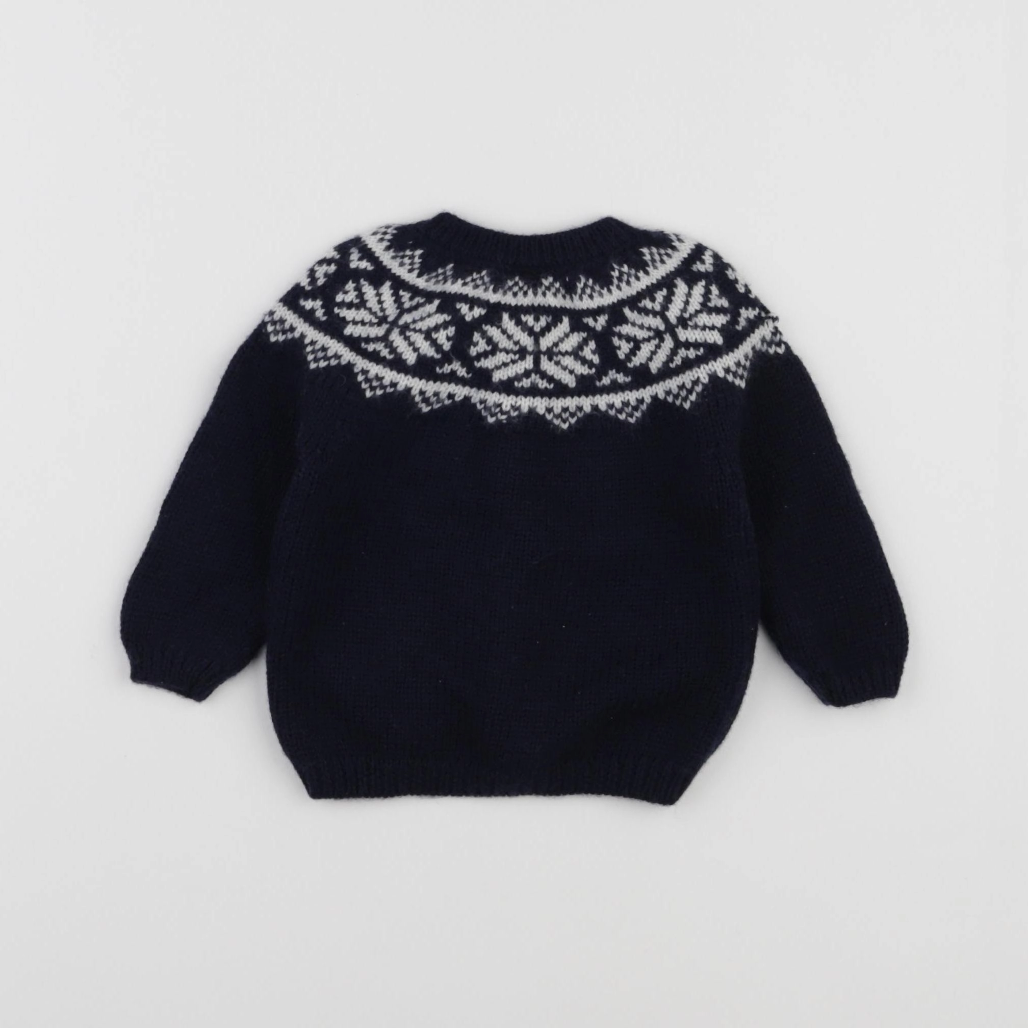 Petit Bateau - gilet bleu - 6 mois